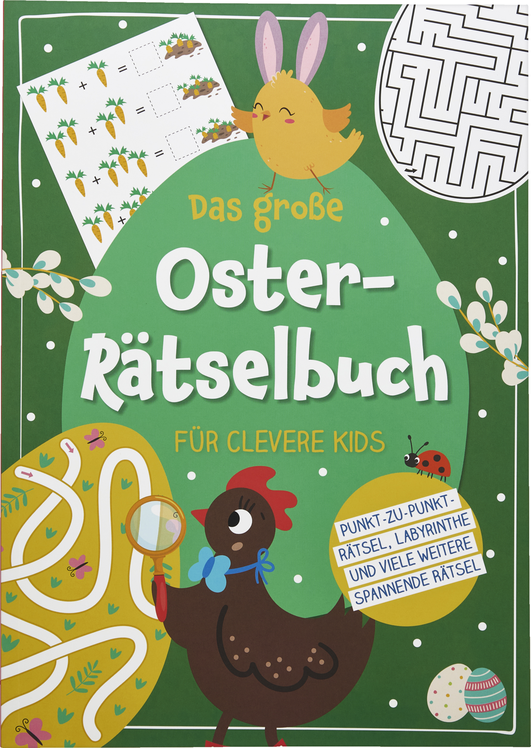 IDEENWELT Oster-Beschäftigungsbuch Das große Osterrätselbuch