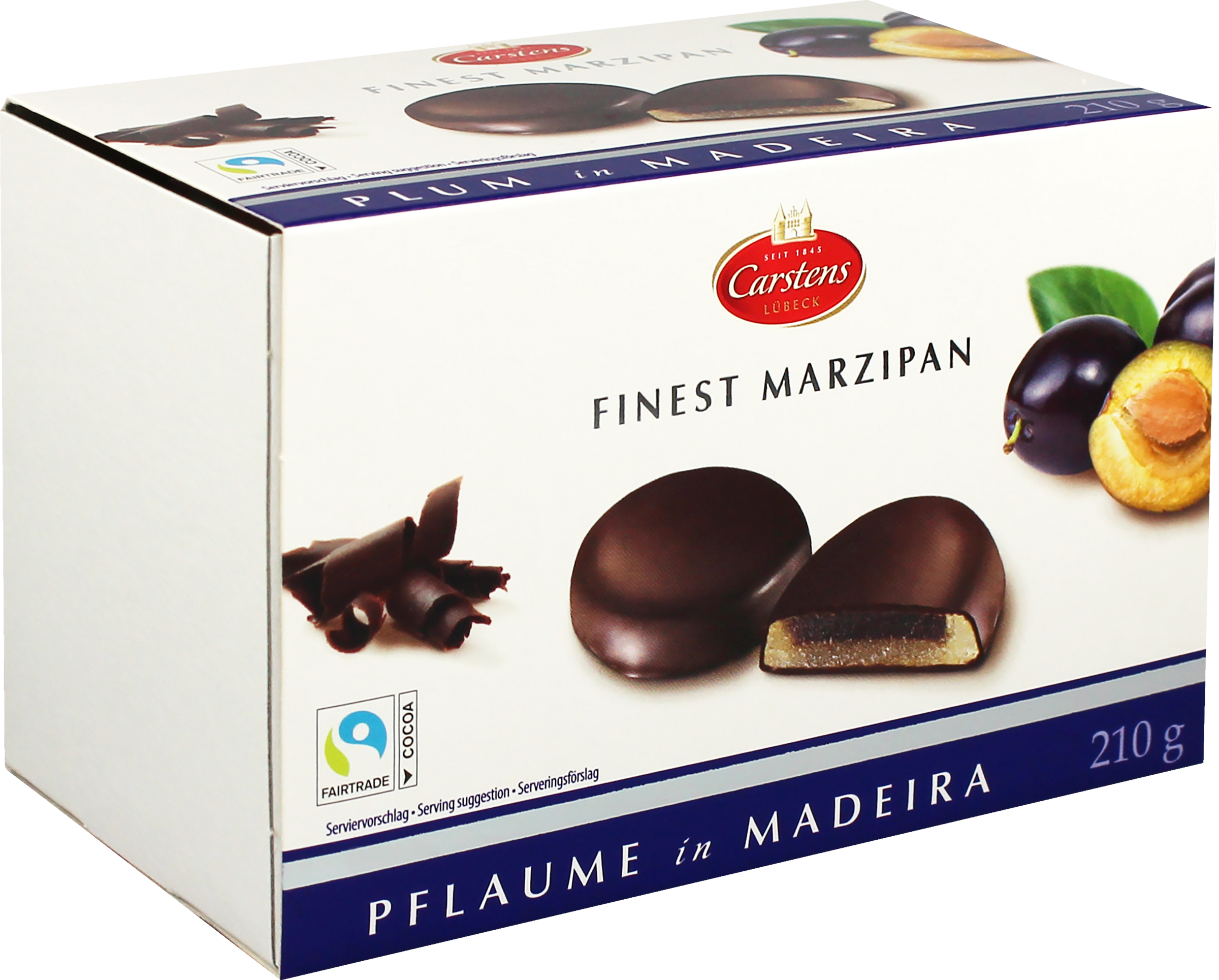 Carstens Edelmarzipan-Taler Pflaume