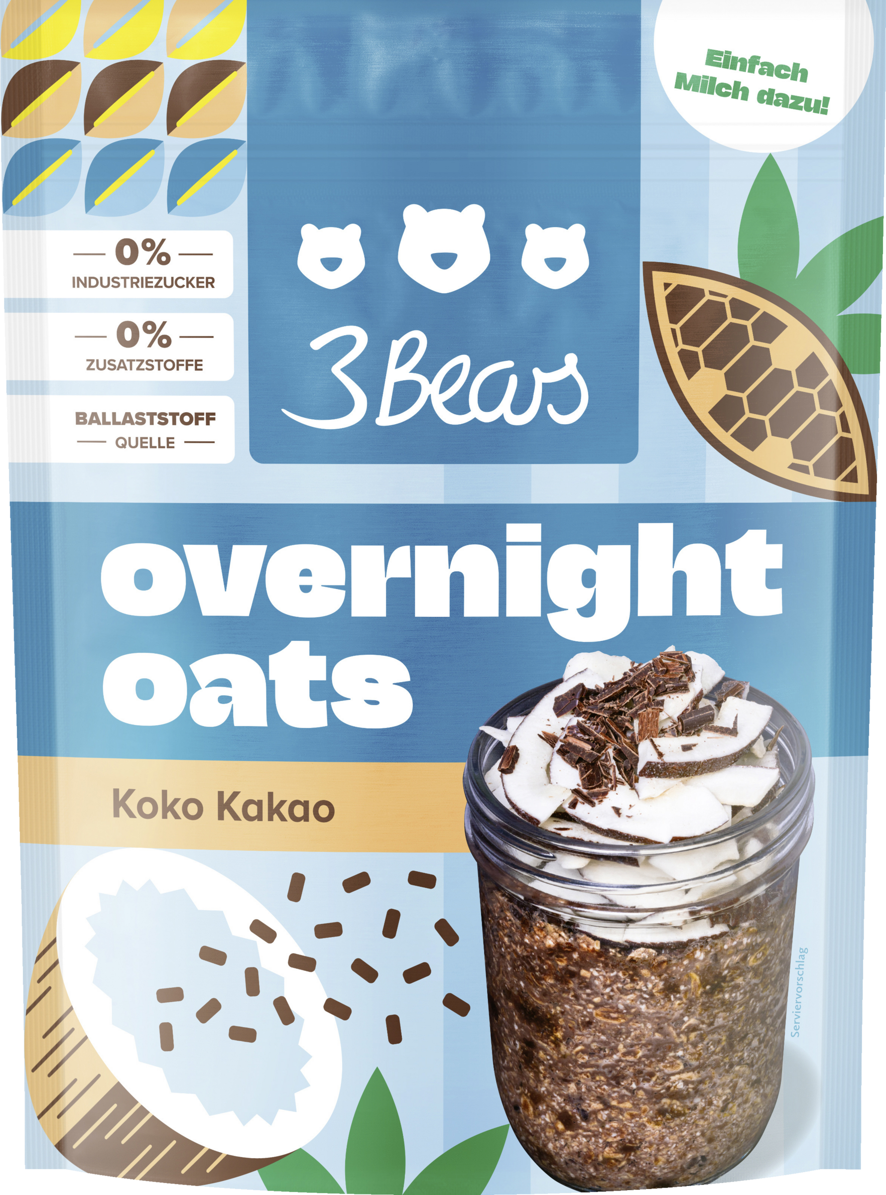 3Bears Overnight Oats Koko Kakao
