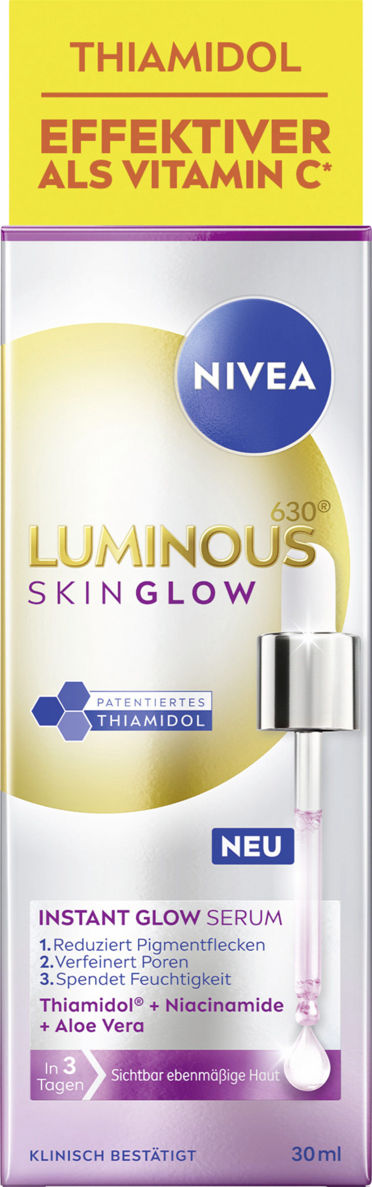NIVEA LUMINOUS630® Skin Glow Instant Glow