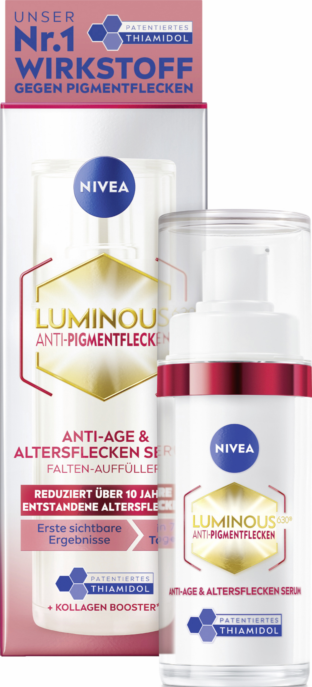 NIVEA Cellular Luminous 630 Anti-Pigmentflecken Altersflecken Serum
