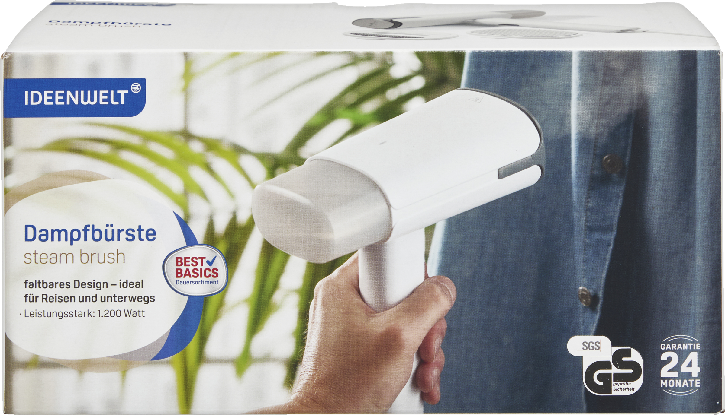 IDEENWELT Best Basics Dampfbürste