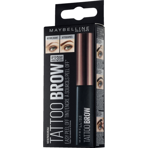 Maybelline New York Tattoo Brow Gel Tint Nr. 3 Dark Brown rossmann.de