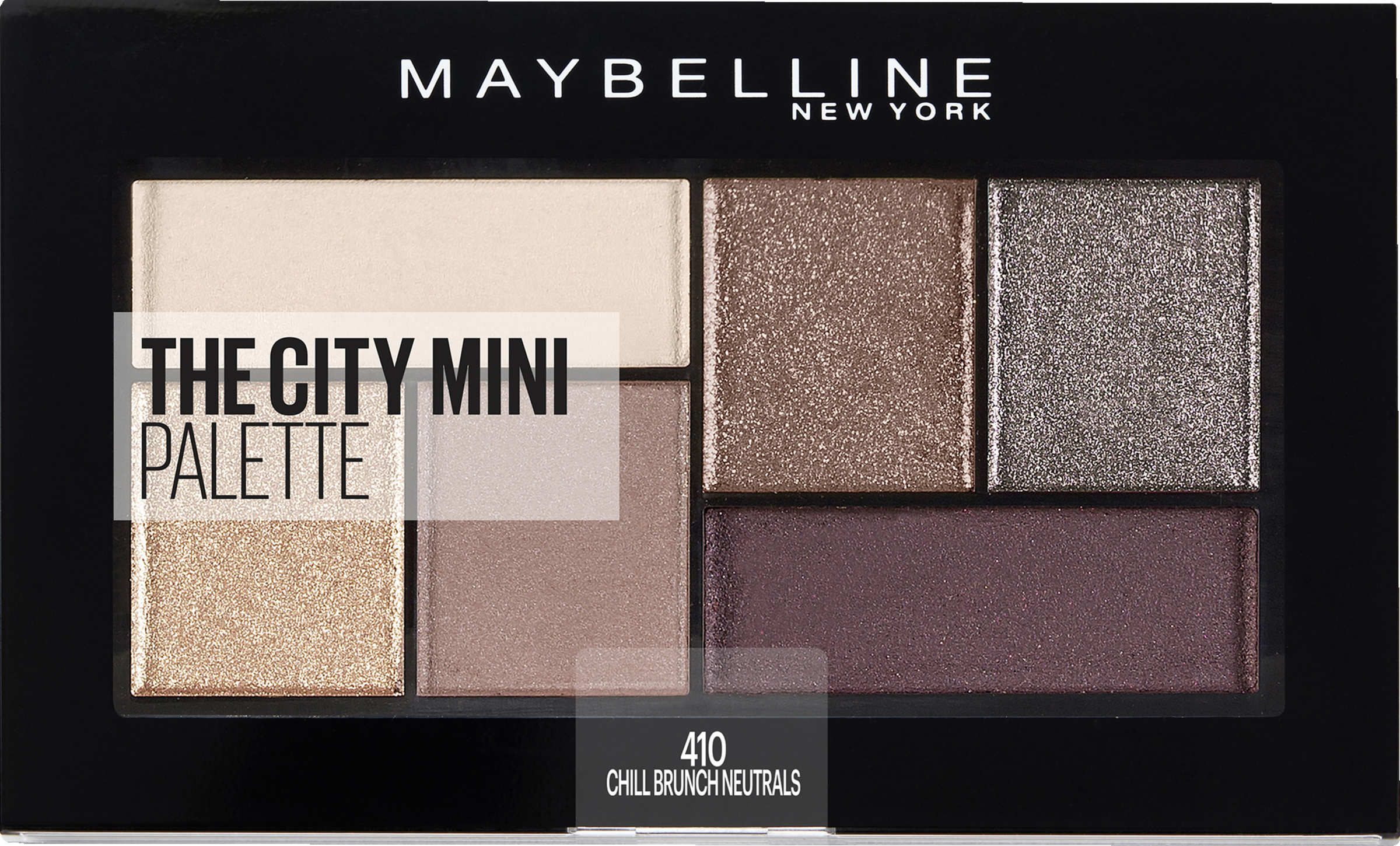 Maybelline New York The City Mini Lidschatten Palette Nr. 410 Chill Brunch Neutrals