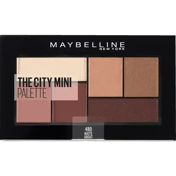 Maybelline New YorkLidschatten Palette Mini The City 480 Matte About Town, 6 g