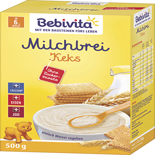 Bebivita Milchbrei Keks ab dem 6. Monat online kaufen | rossmann.de