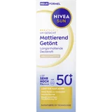 NIVEA SUN Breathable UV Gesicht Mattierend Getönt Heller Hausttyp LSF50+