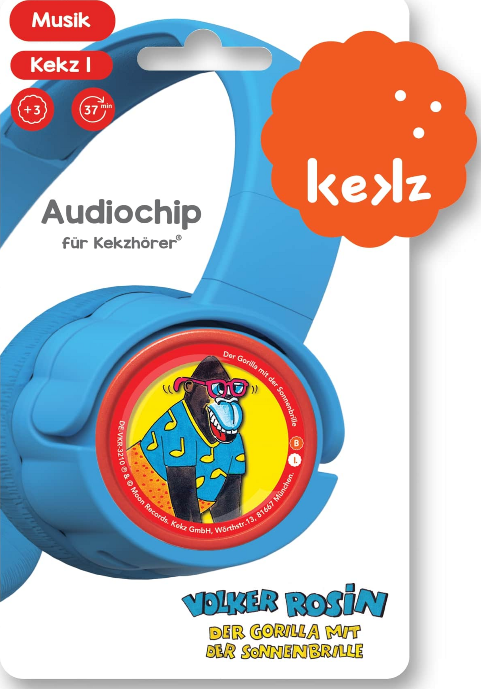 Audiochip Volker Rosin - Der Gorilla mit der Sonnenbrille