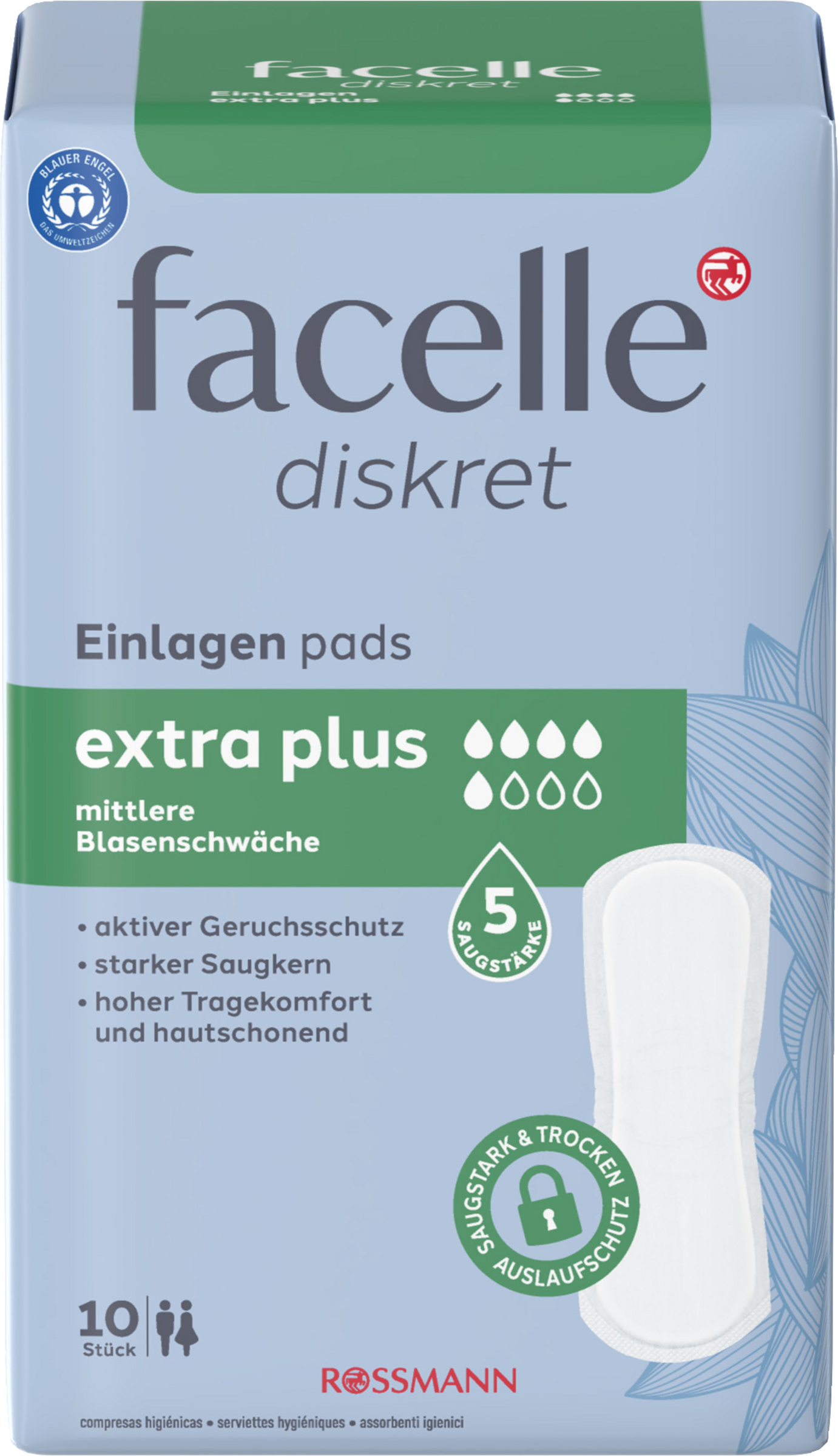 facelle diskret Hygiene-Einlagen Extra Plus