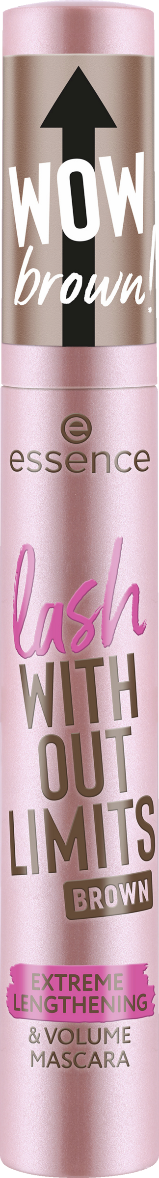 essence lash without limits extreme lengthening & volume mascara 02 brown