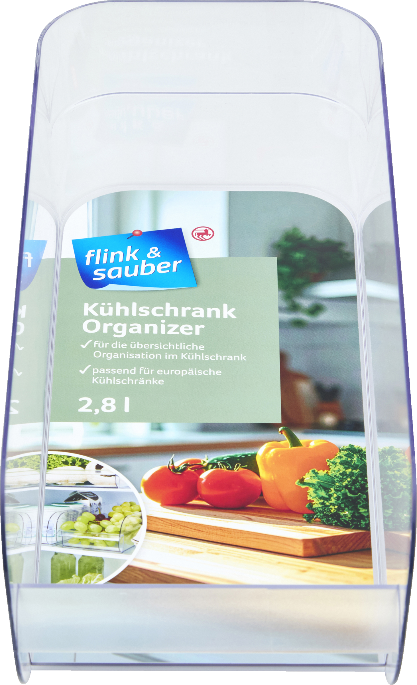 flink & sauber Kühlschrankorganizer 2,8 l