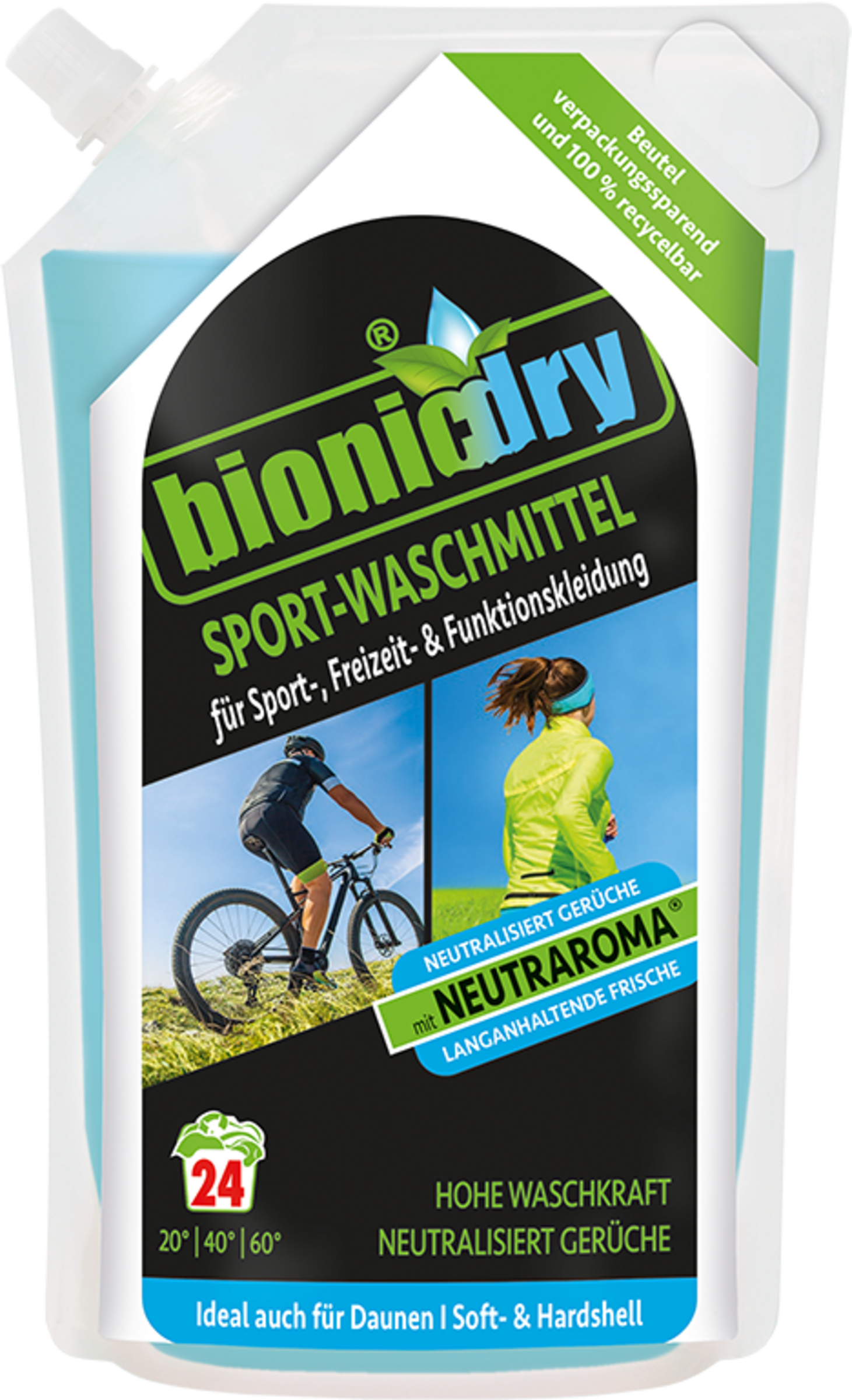 bionicdry Sport-Waschmittel Flüssig 24 WL