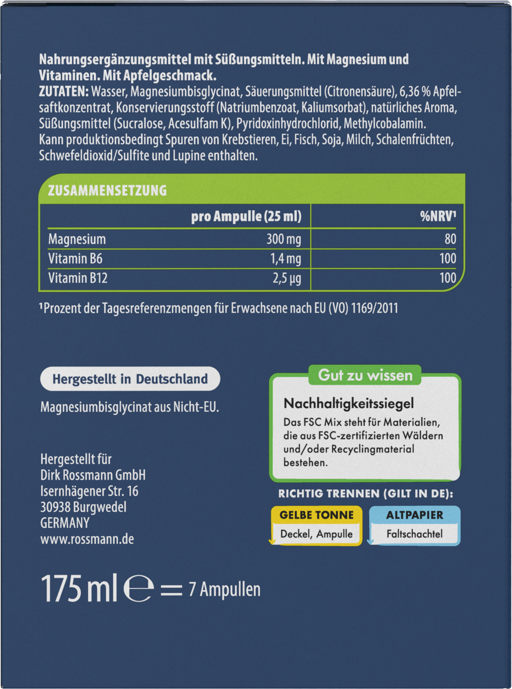 Magnesium Liquid Apple Flavour 4