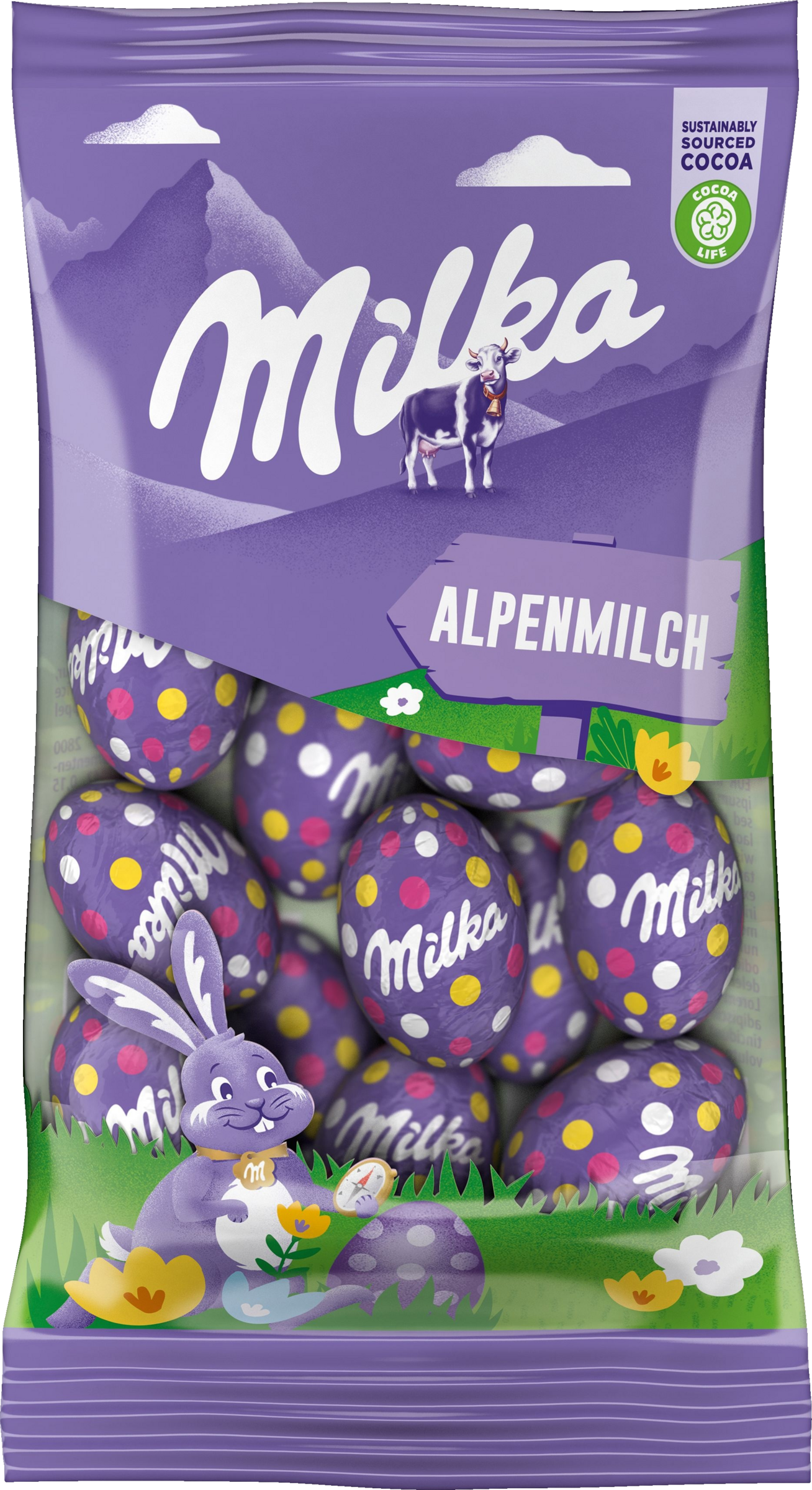 Milka Ostereier Alpenmilch