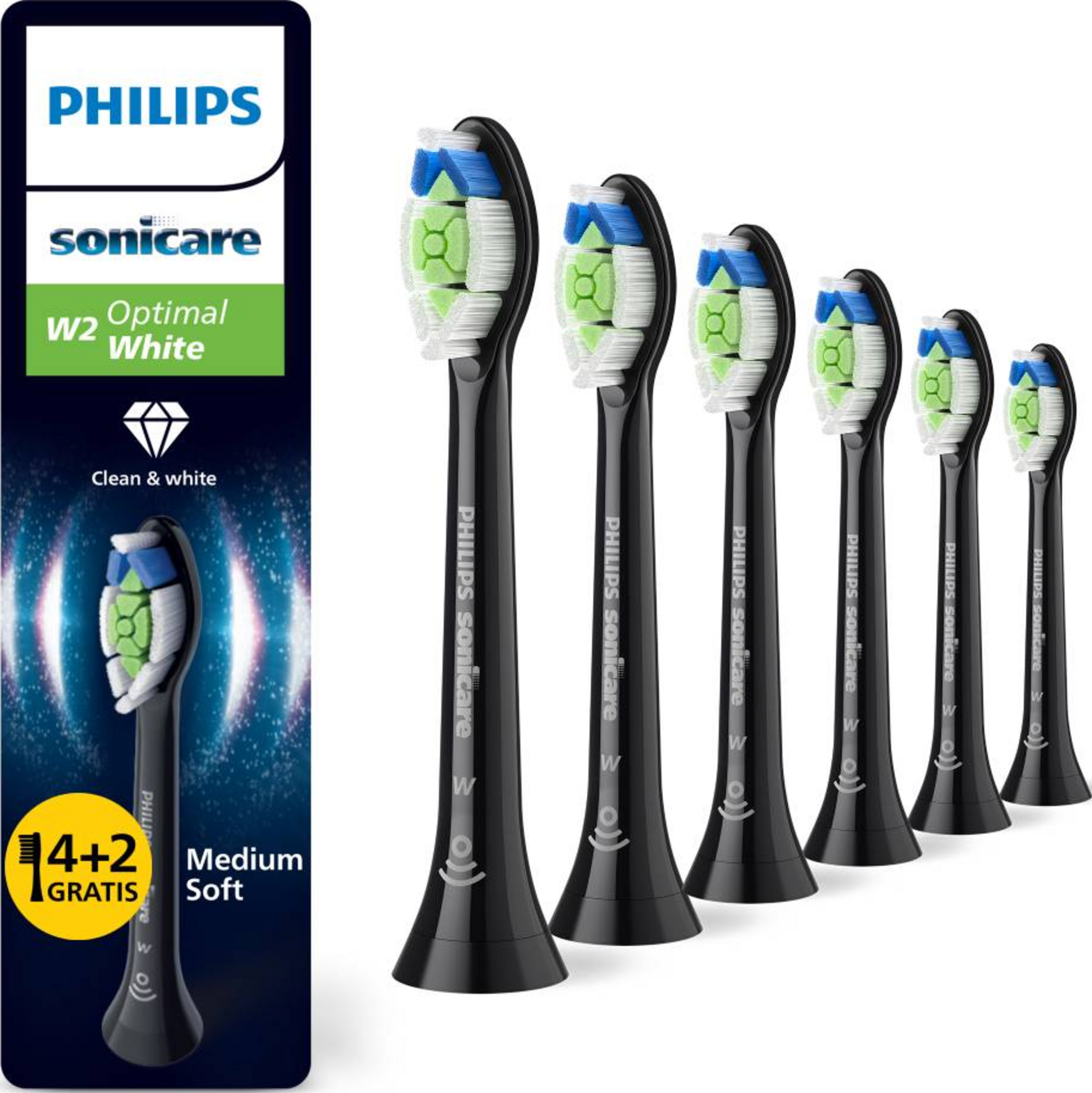 PHILIPS Sonicare HX6066/88 Optimal White Aufsteckbürsten
