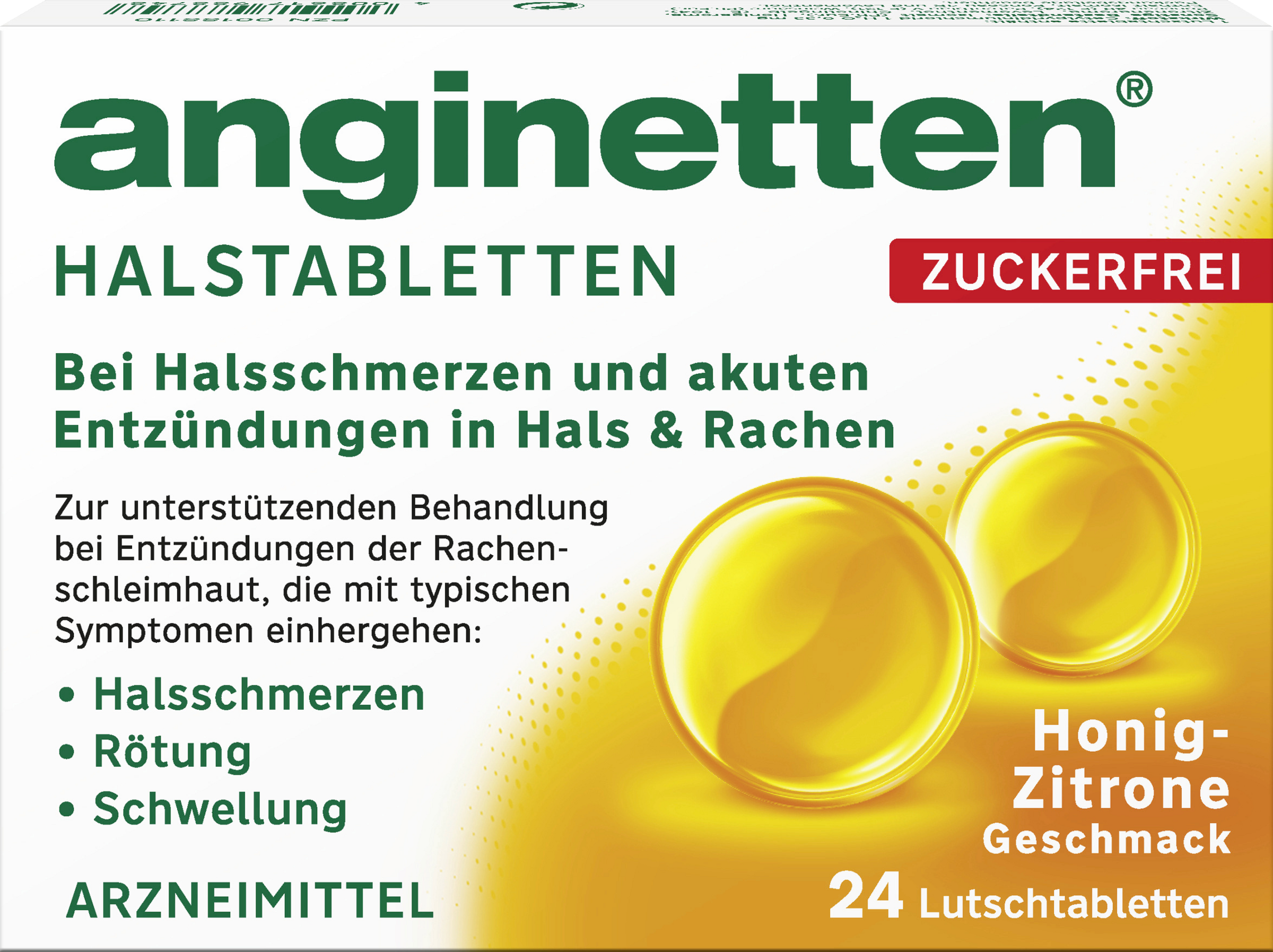 anginetten Halstabletten mit Honiggeschmack zuckerfrei