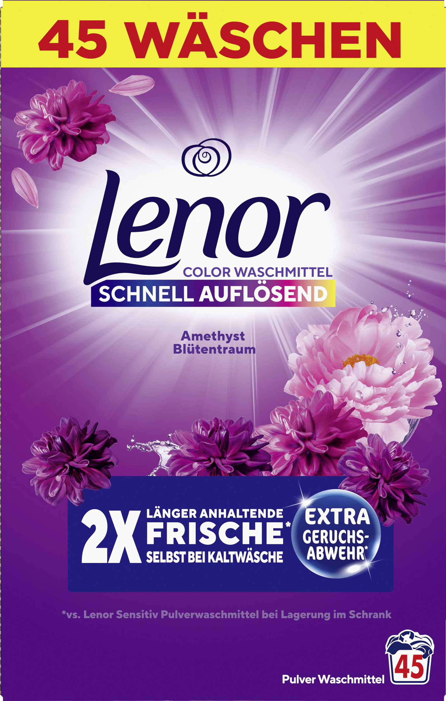Vollwaschmittel Pulver Blütentraum 45WL