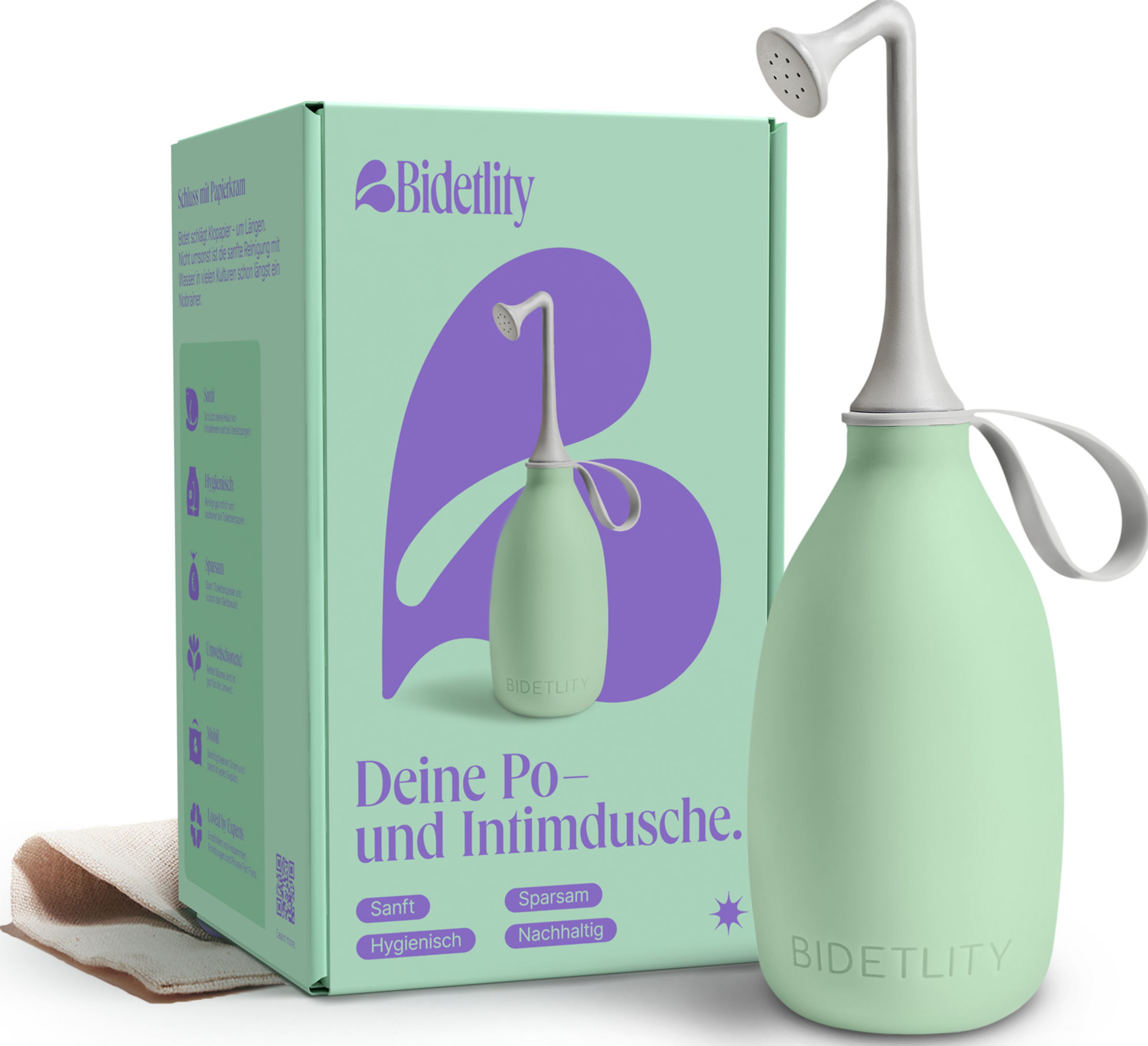 BIDETLITY Po-Dusche Intim-Dusche MINTY MINT