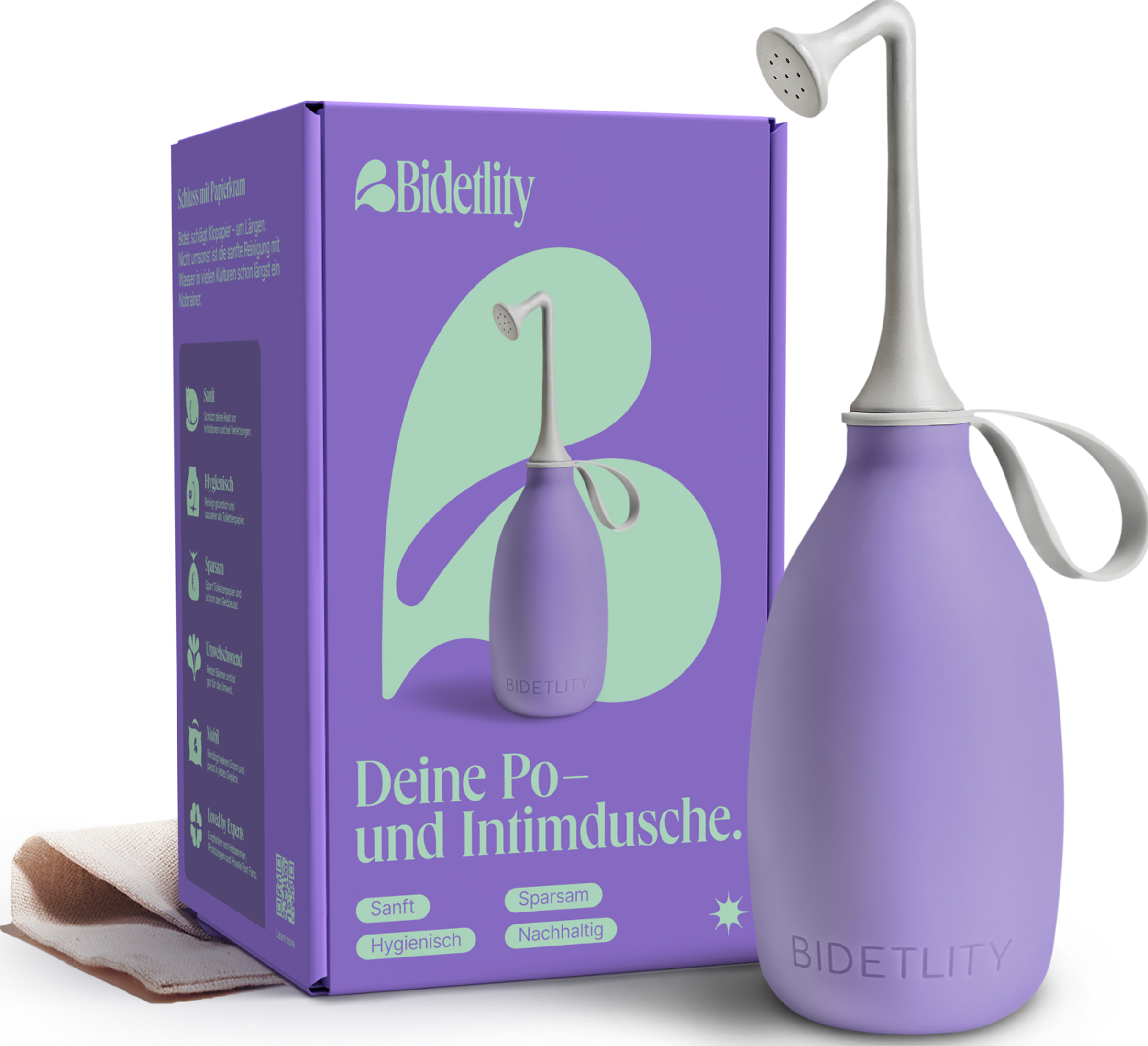 BIDETLITY Po-Dusche Intim-Dusche PROUD PURPLE