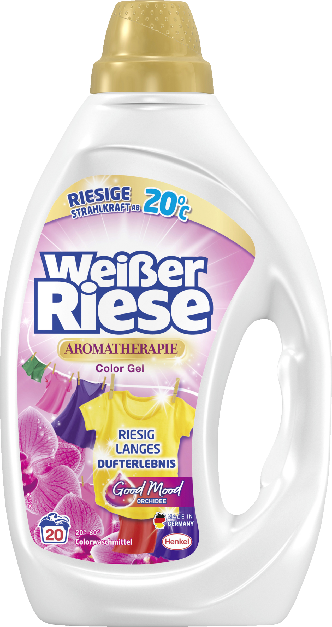 Colorwaschmittel Flüssig Aromatherapie Good Mood Orchidee 20 WL