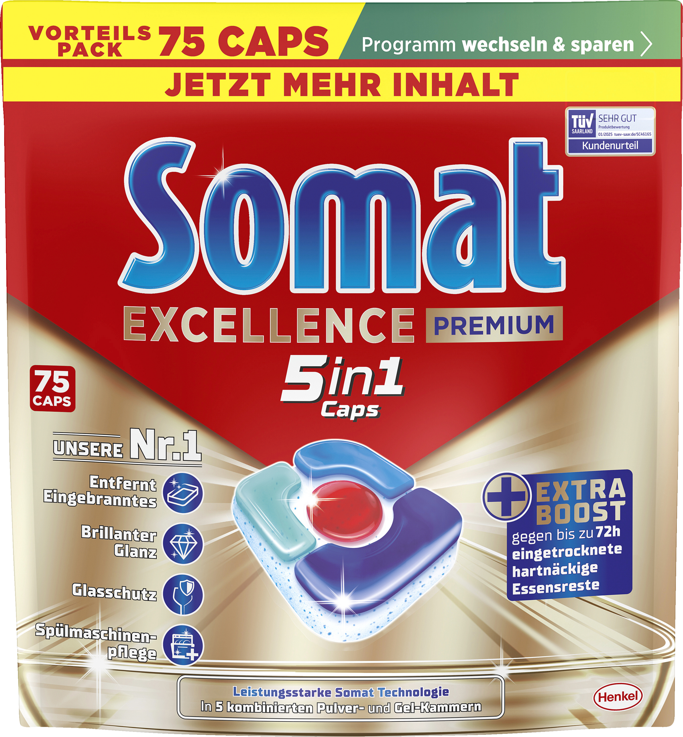 Excellence Premium 5in1 Caps Vorteilspack