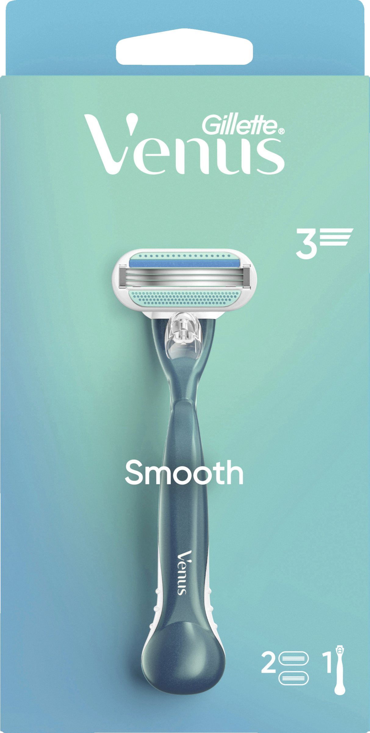 Gillette Venus Rasierer Smooth mit 2 Klingen