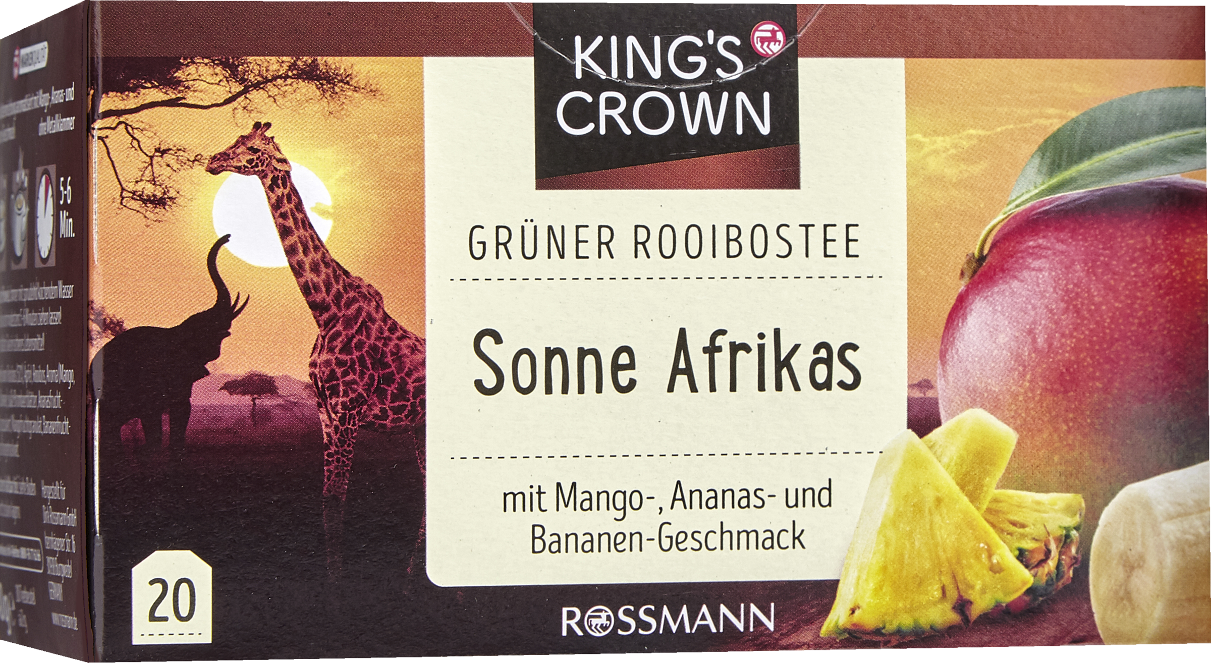 KING'S CROWN Grüner Rooibostee Sonne Afrikas