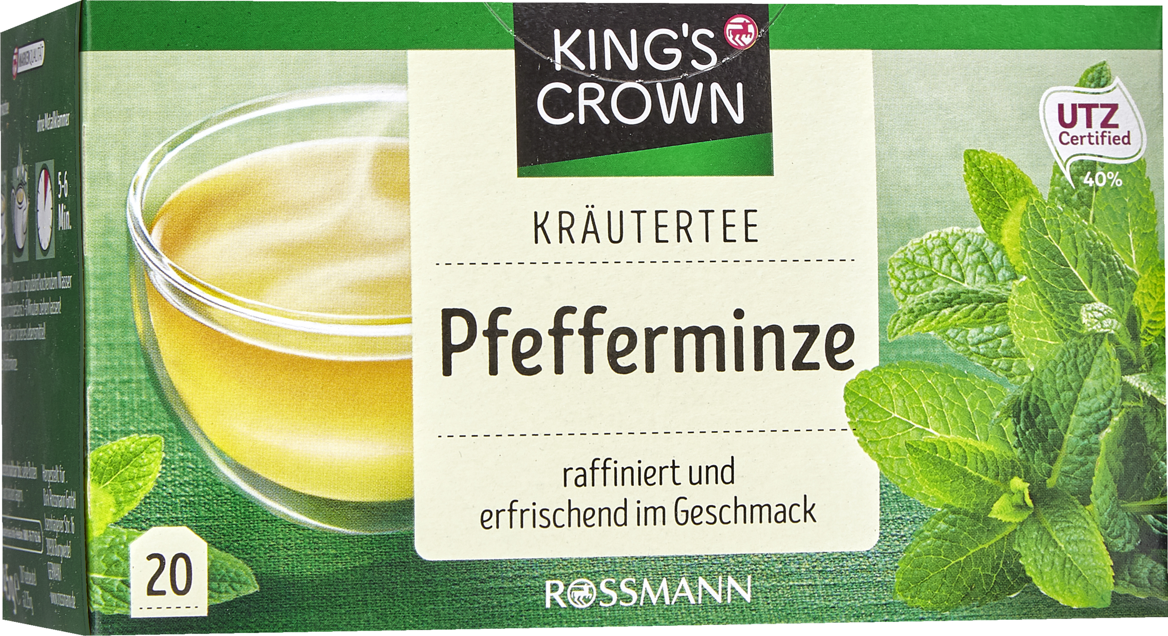 KING'S CROWN Kräutertee Pfefferminze