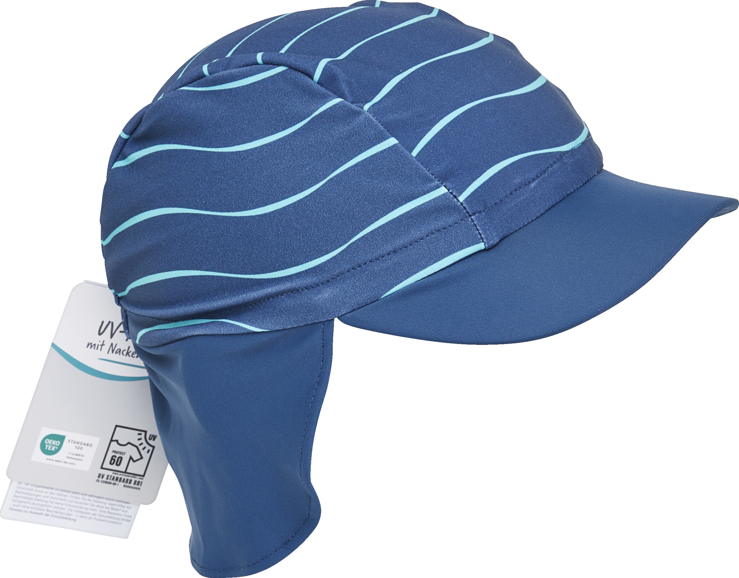 under2wear kids Kinder UV-Mütze mit Nackenschutz 50/51