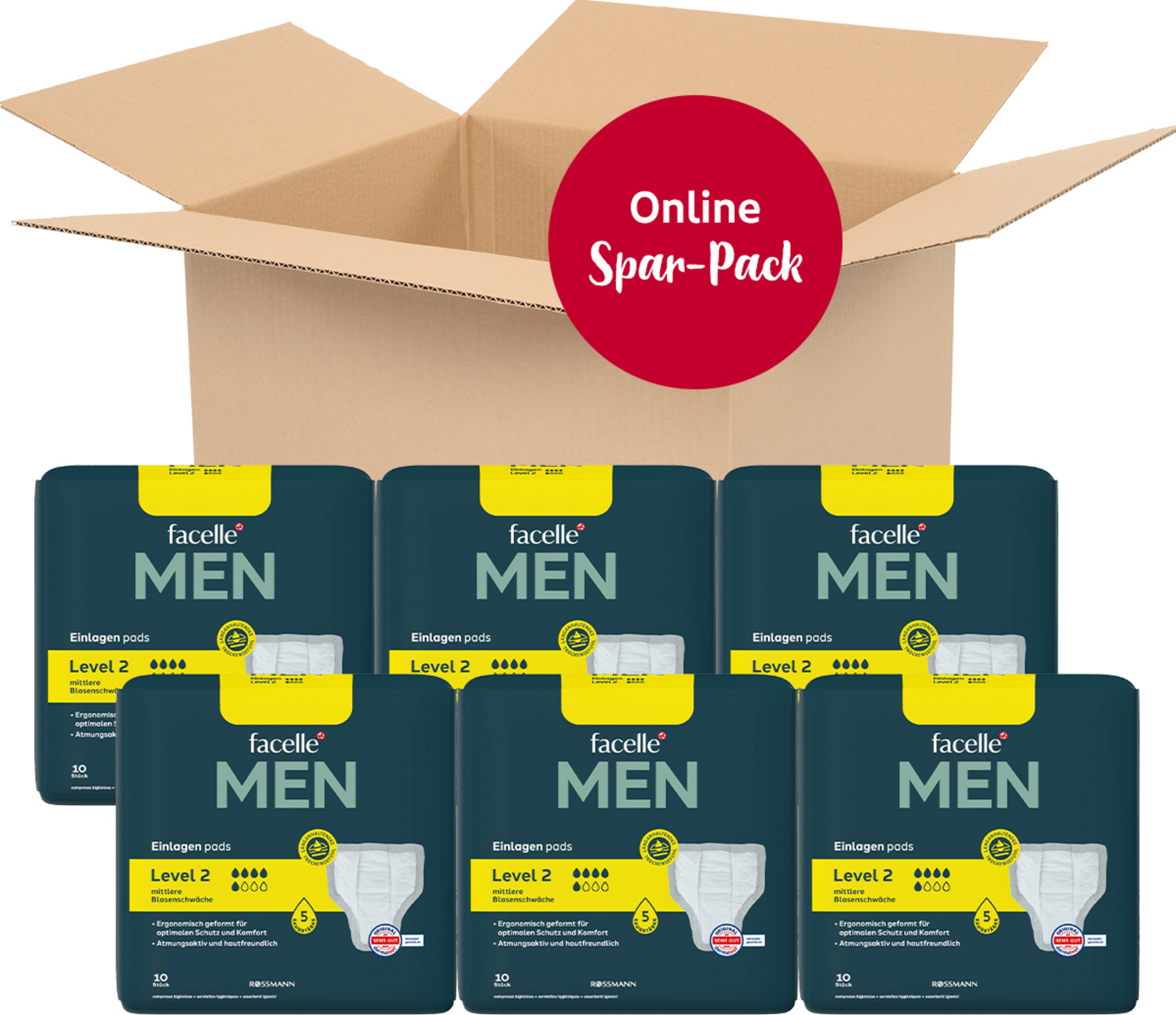 عبوة اقتصادية فوط صحية MEN مستوى 2