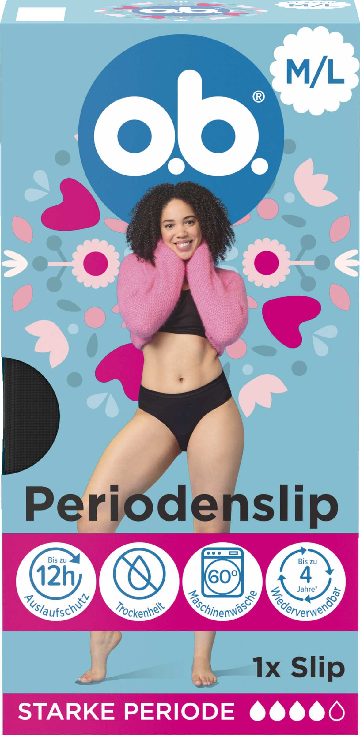 o.b. Periodenslip Größe M/L