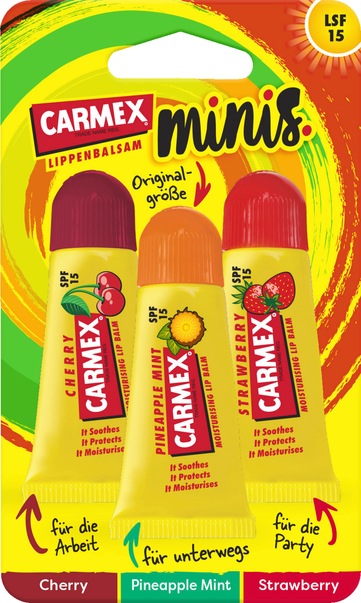 Carmex Lippenbalsam Minis LSF15