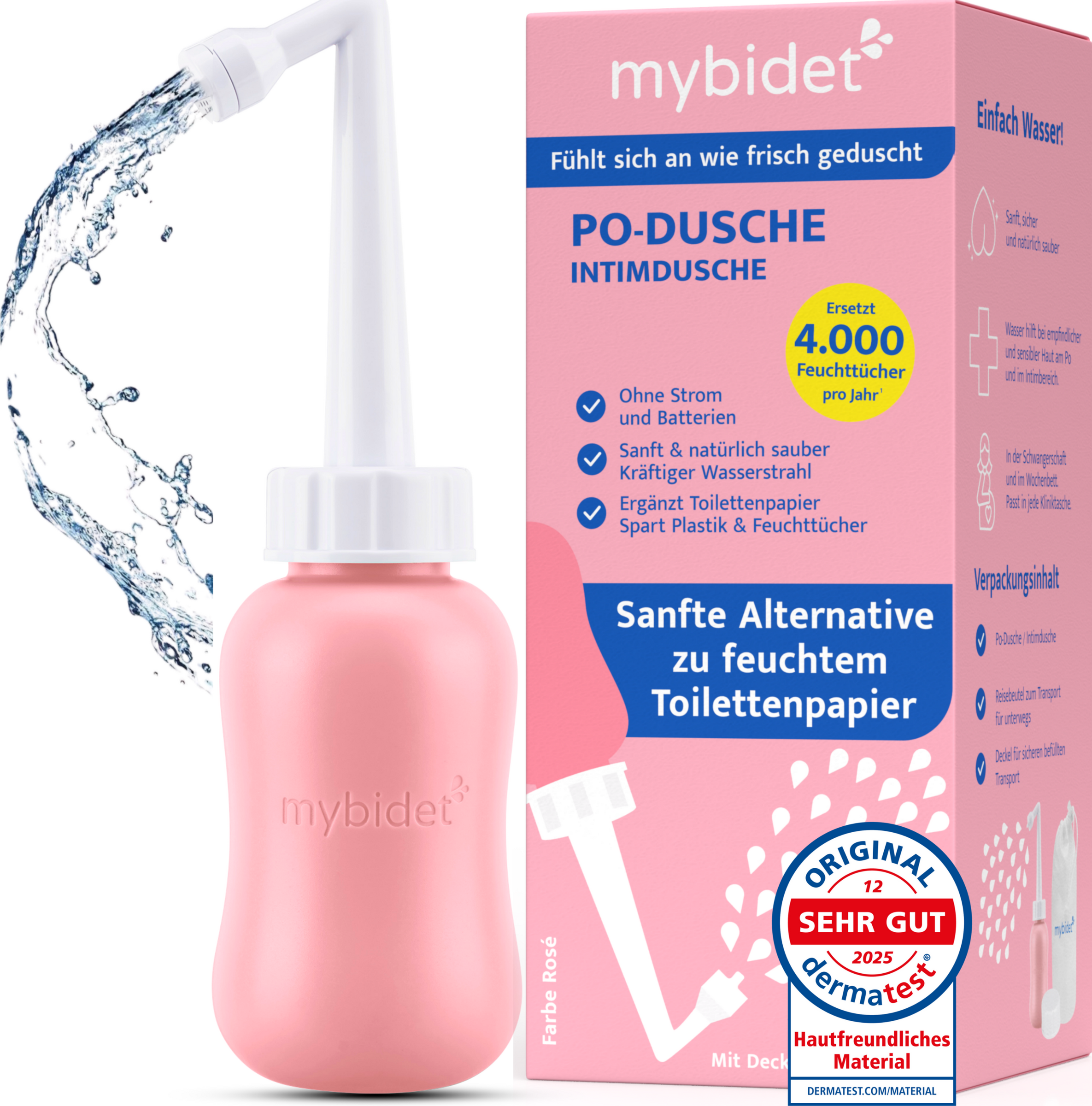 MyBidet Po Dusche Intimdusche Rosa