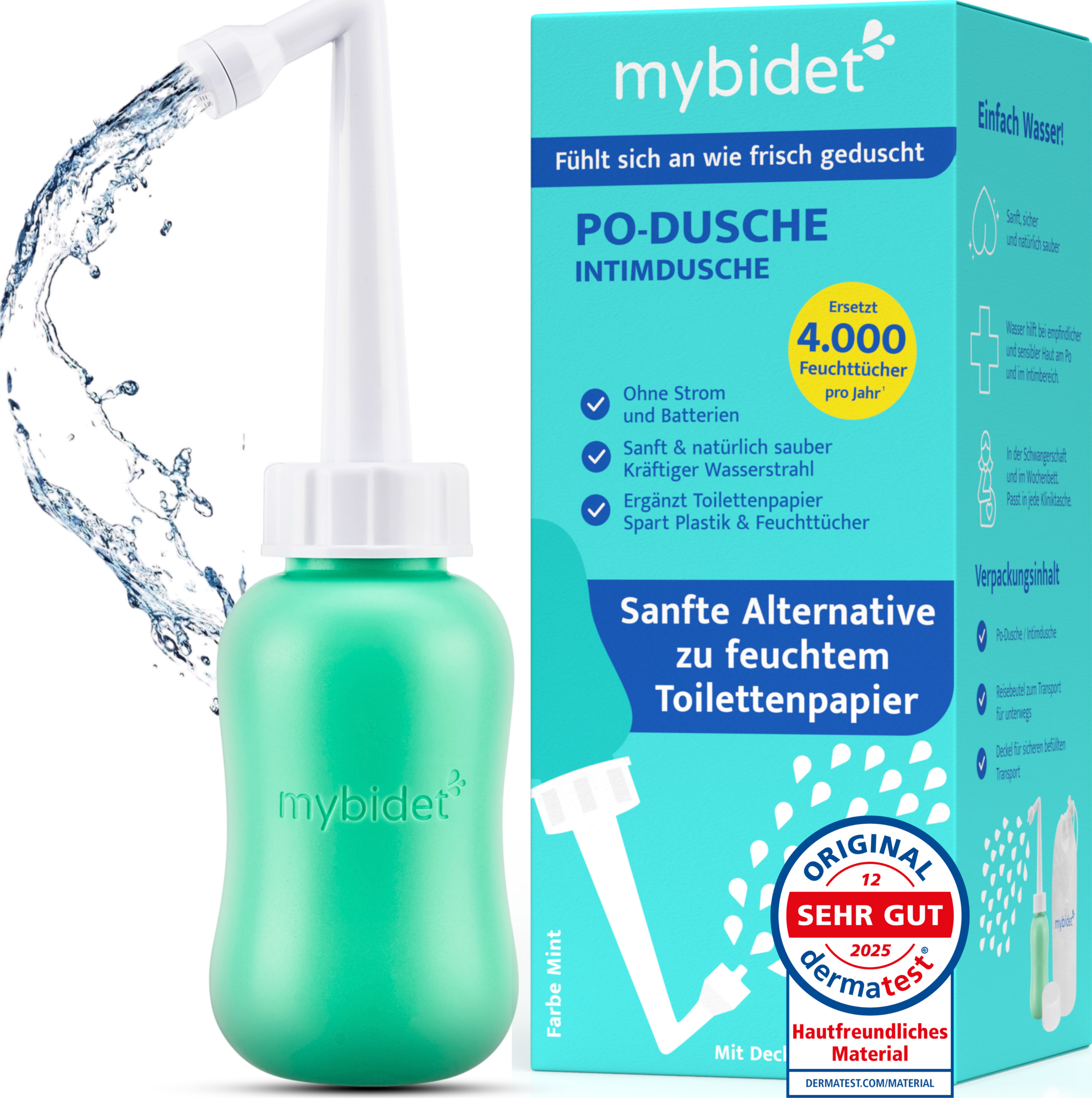 MyBidet Po Dusche Intimdusche Mint