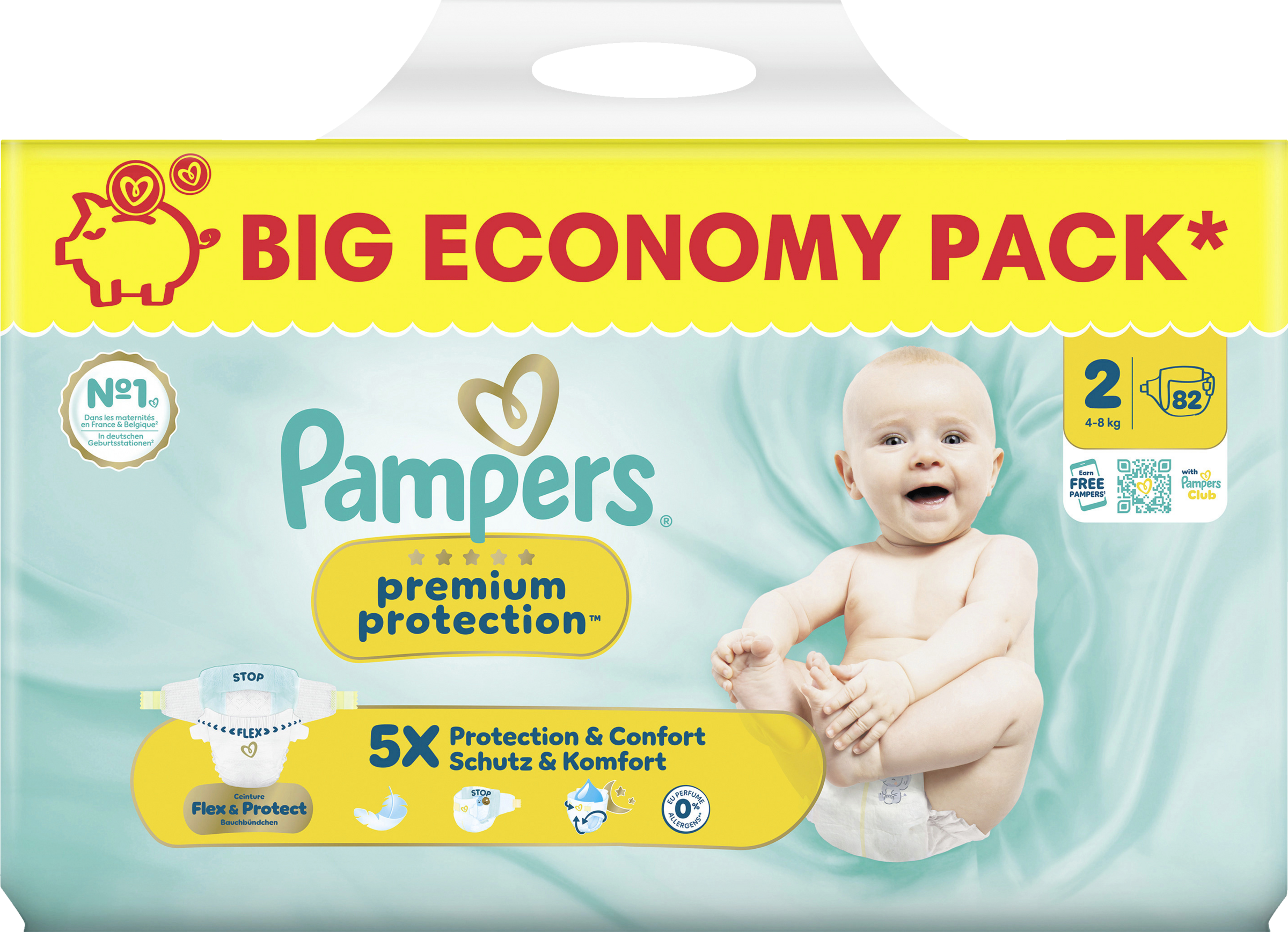 Pampers Premium Protection Windeln Gr. 2 Mini (4-8kg)