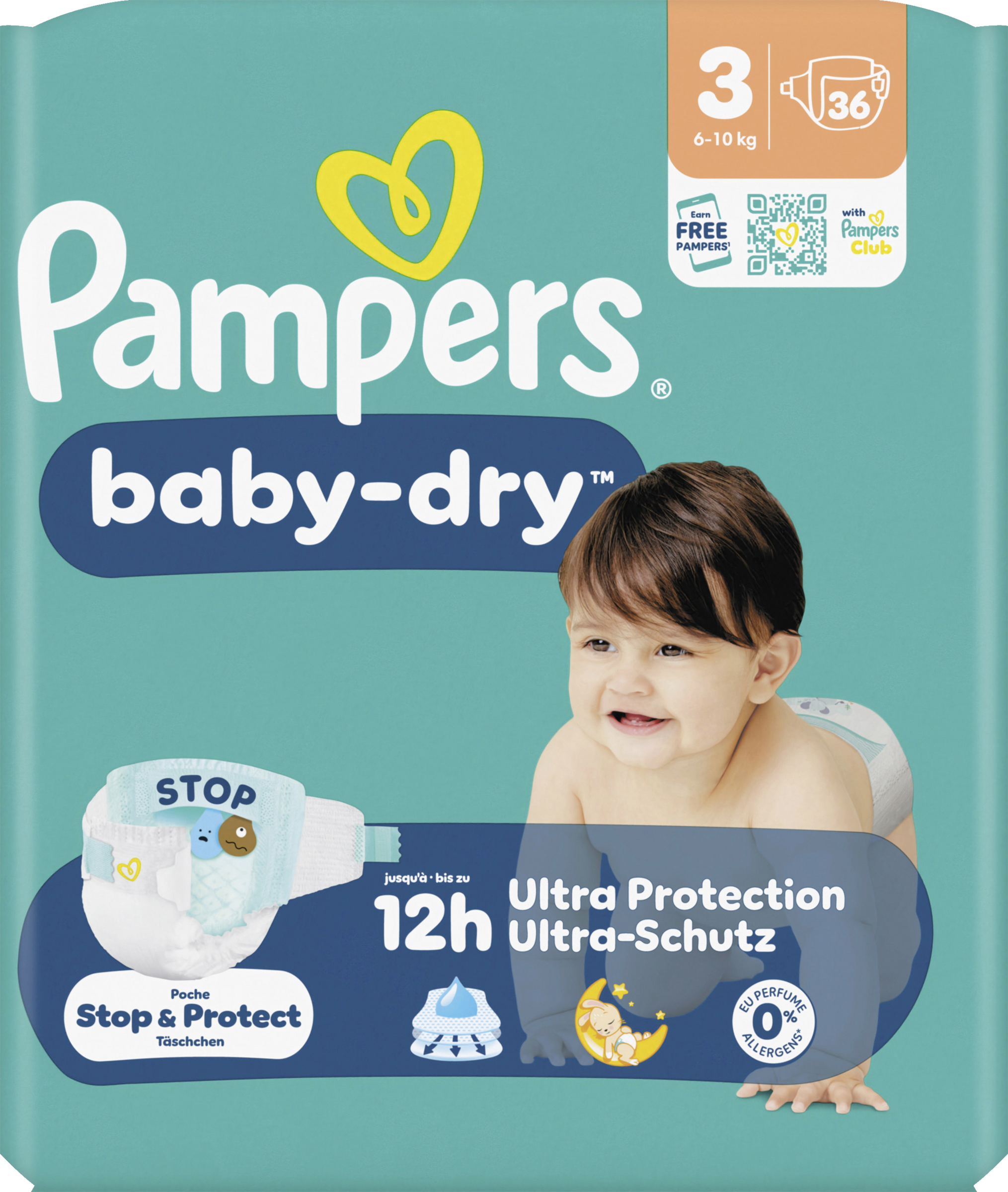 Pampers Baby Dry Windeln Gr.3 Midi (6-10kg)