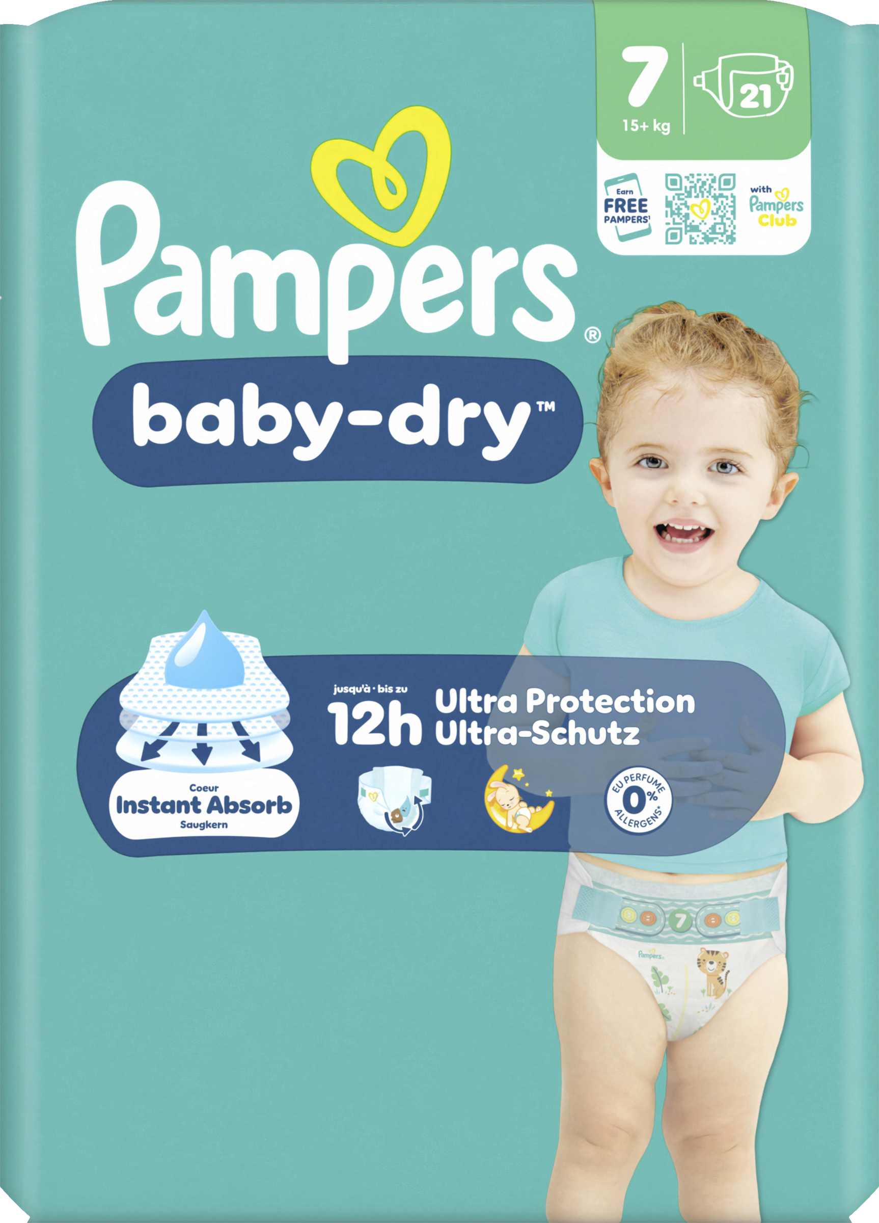 Pampers Baby Dry Windeln Gr.7 Extra Large (15kg)