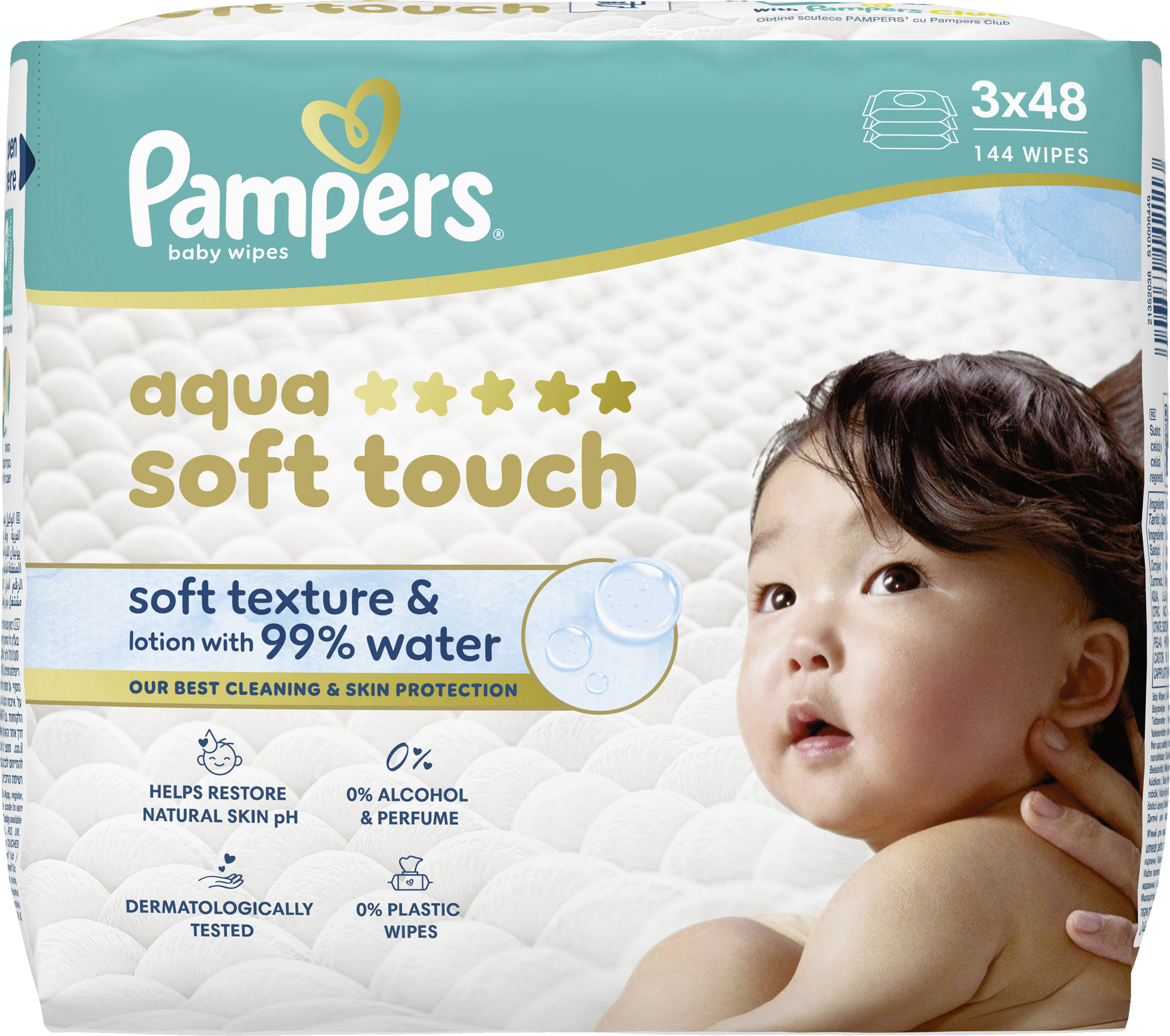 Pampers Feuchttücher Aqua Soft touch