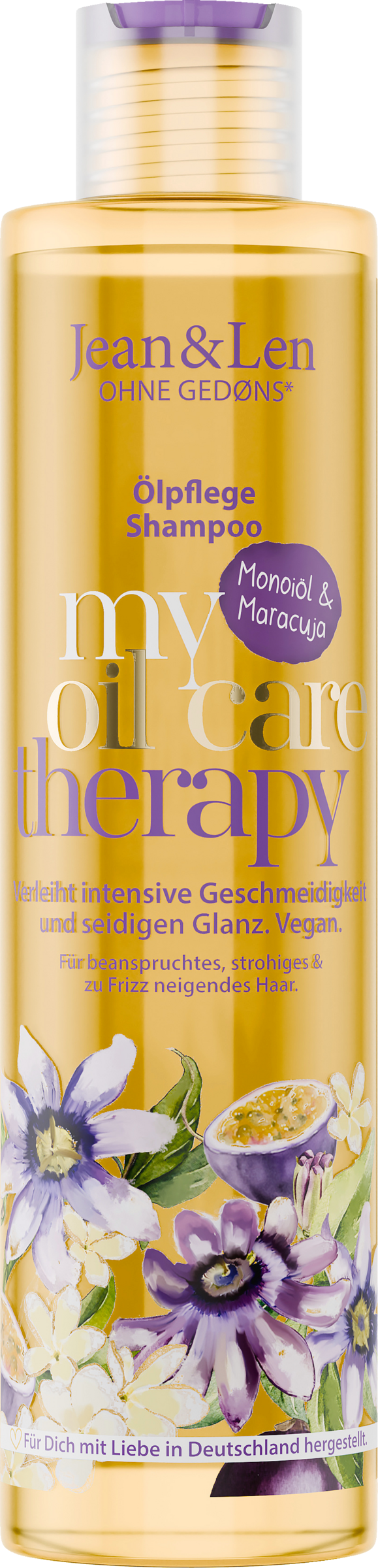Jean&Len Ölpflege Shampoo Monoiöl/Maracuja