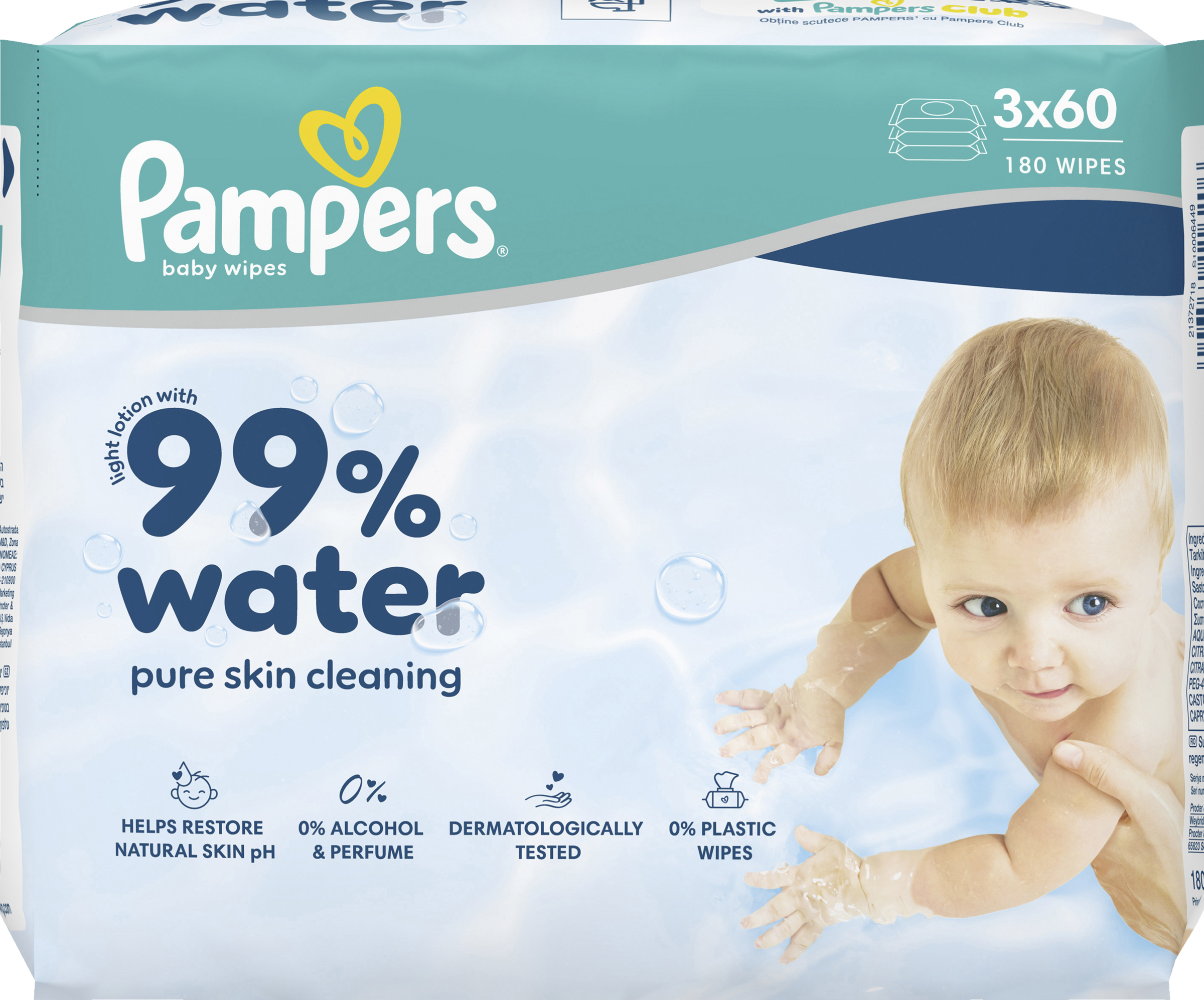 Feuchttücher 99% Wasser