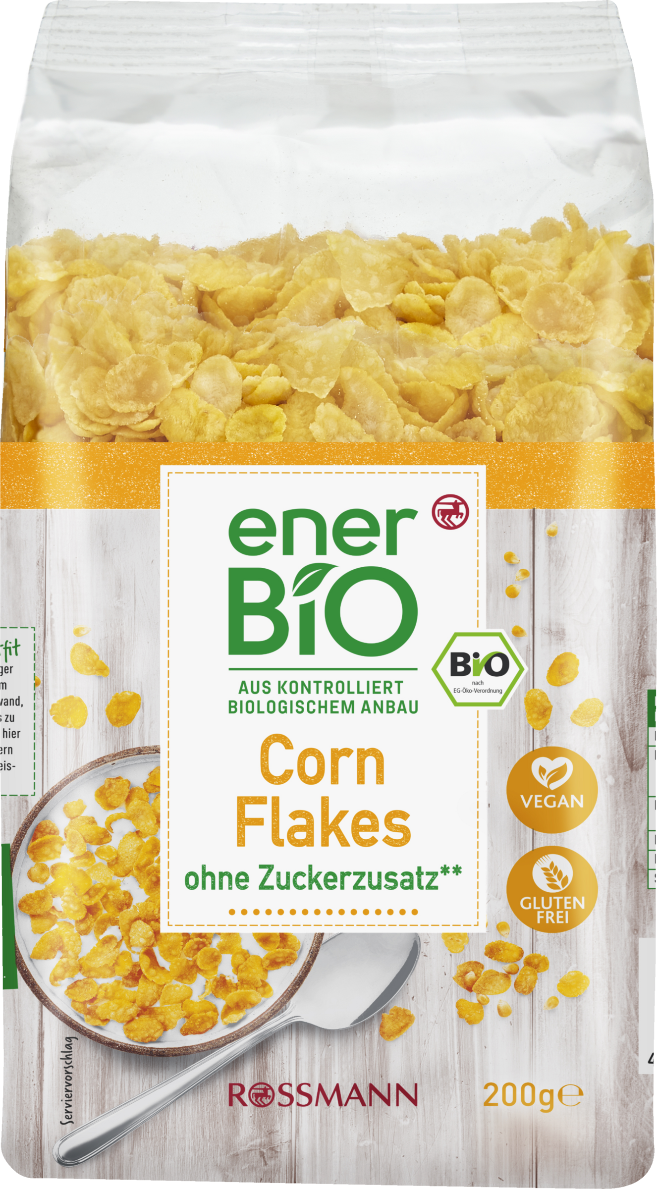 enerBiO Cornflakes ohne Zuckerzusatz***