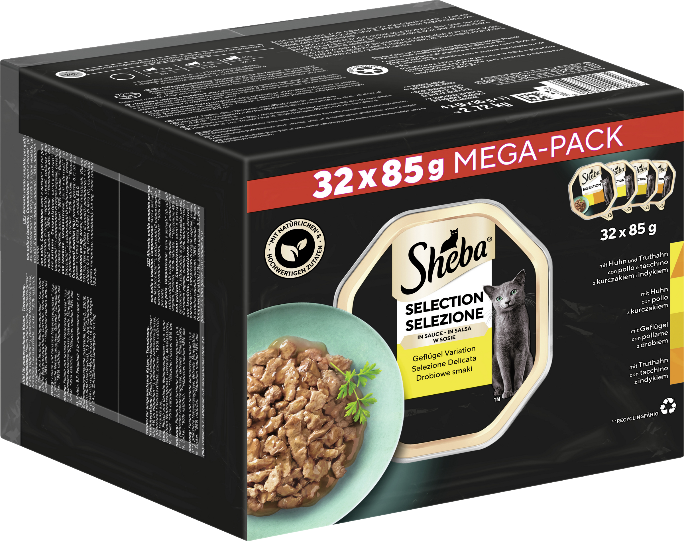 Sheba Selection in Sauce Geflügel Variation Megapack