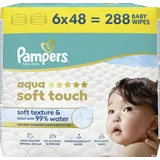 Feuchttücher Aqua Soft touch (6x48 Stück)