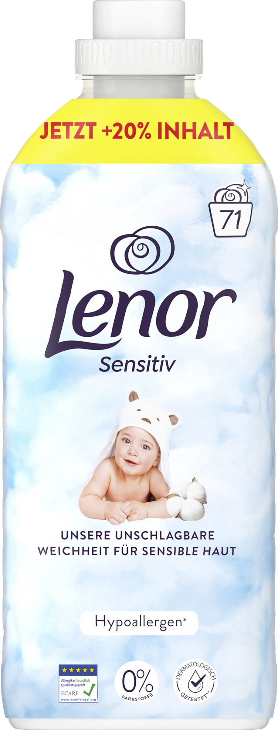 Weichspüler Konzentrat Sensitiv Großpackung 71WL