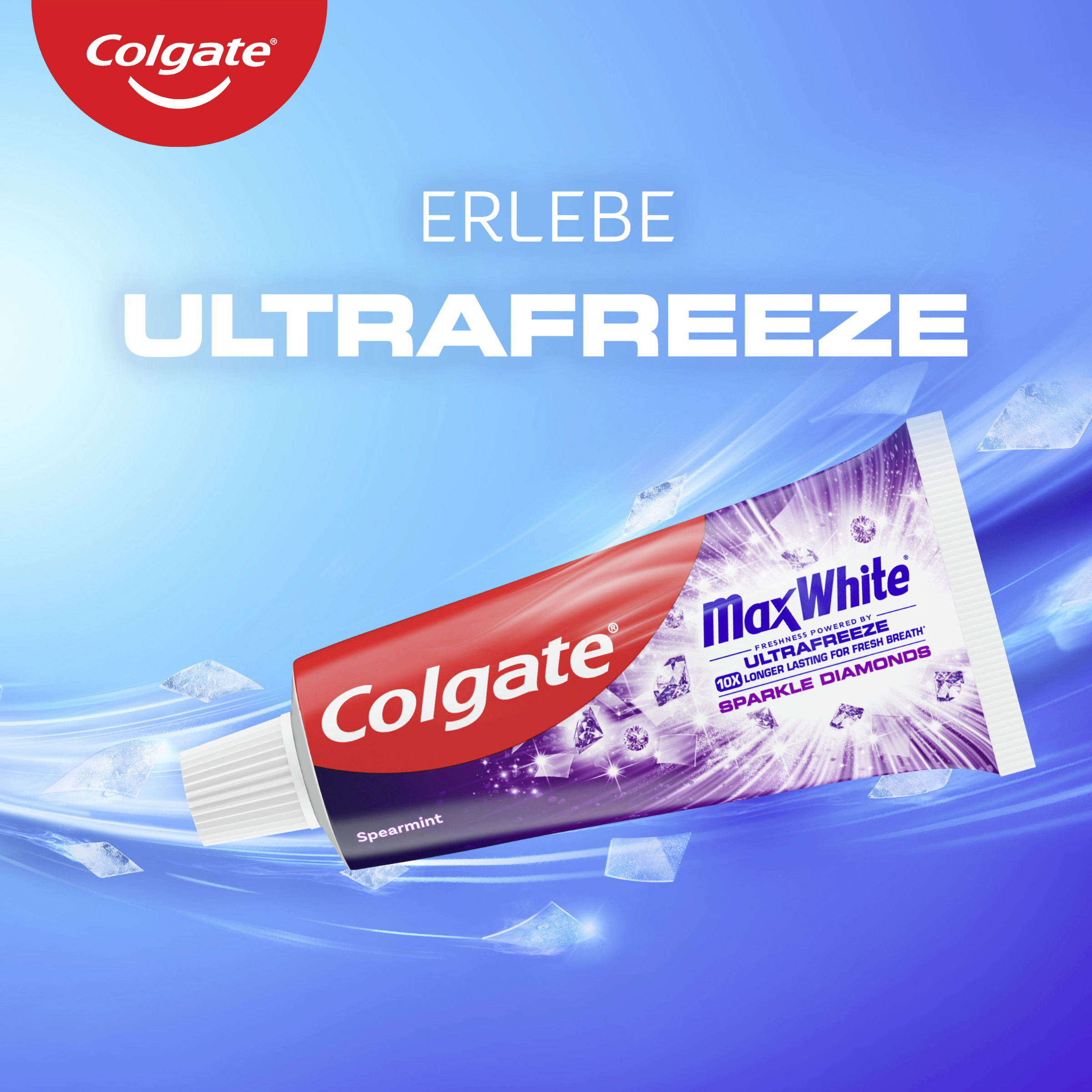 معجون أسنان Max White Sparkle Diamonds بنكهة النعناع 7