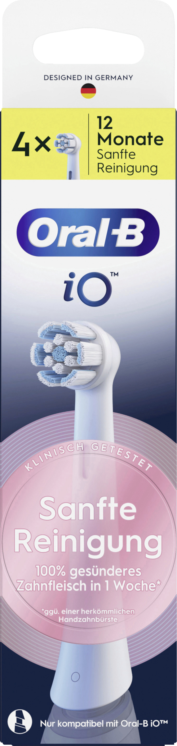 رؤوس فرشاة iO لتنظيف لطيف