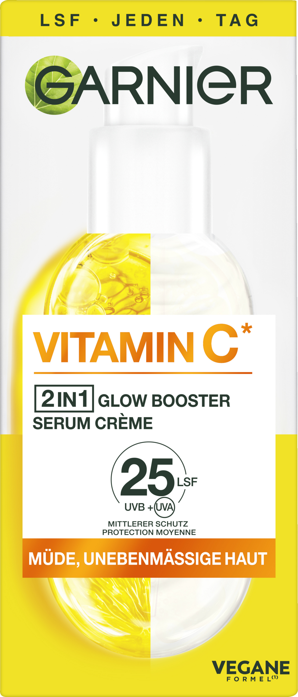 2in1 Vitamin C Glow Booster Crème LSF 25