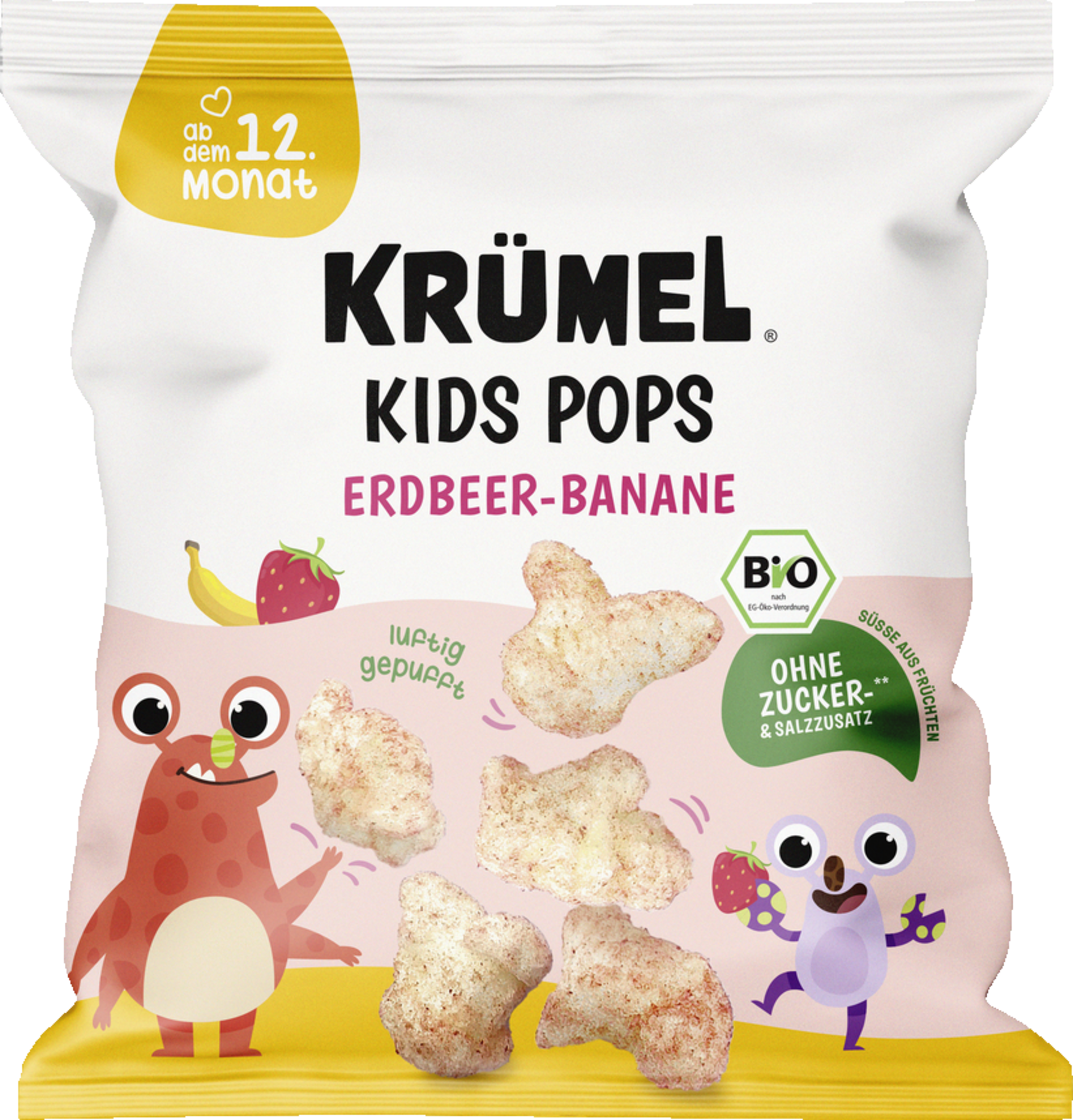 Krümel Bio Kids Pops Erdbeer-Banane