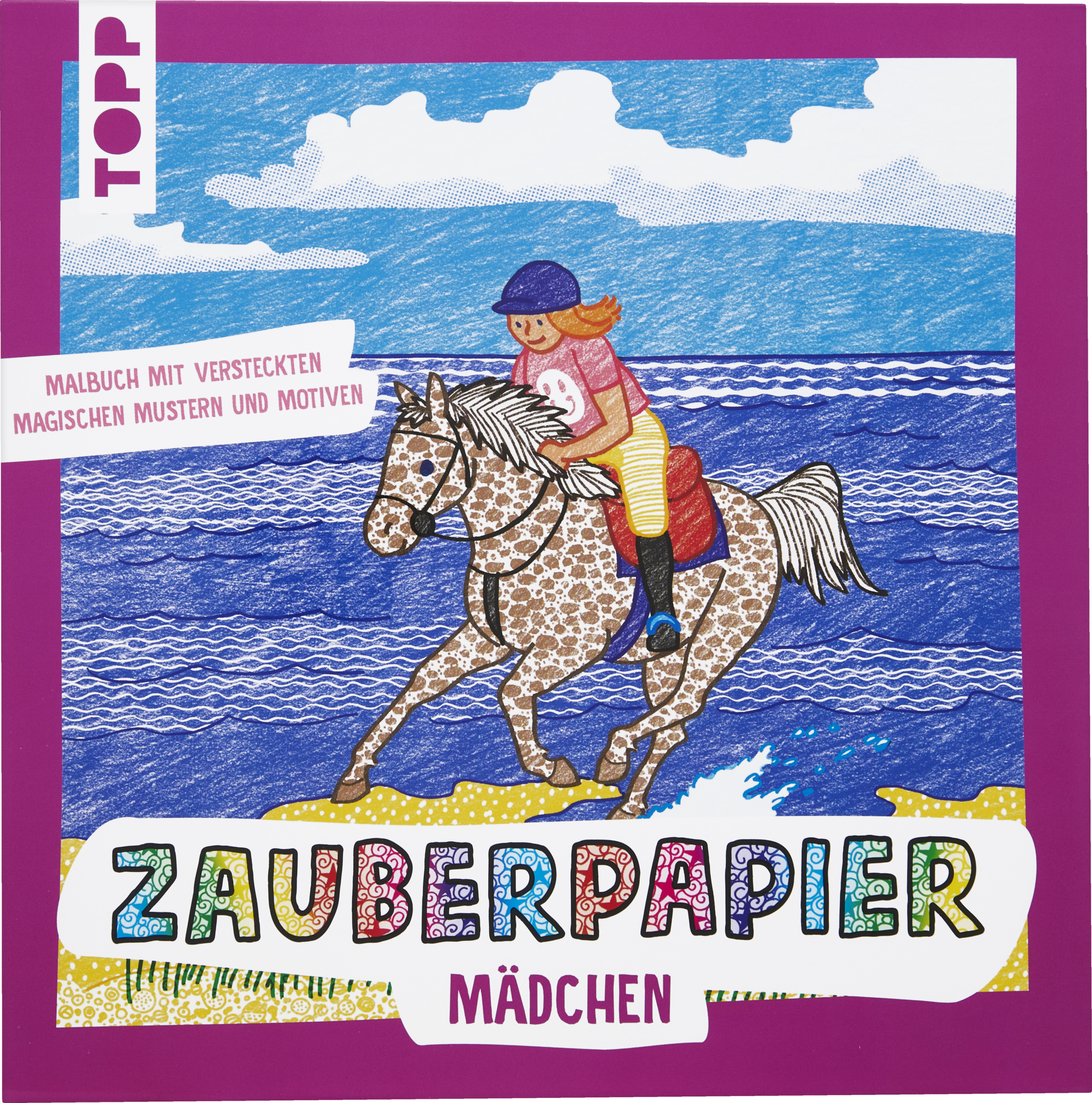 Zaubermalbuch Pferde