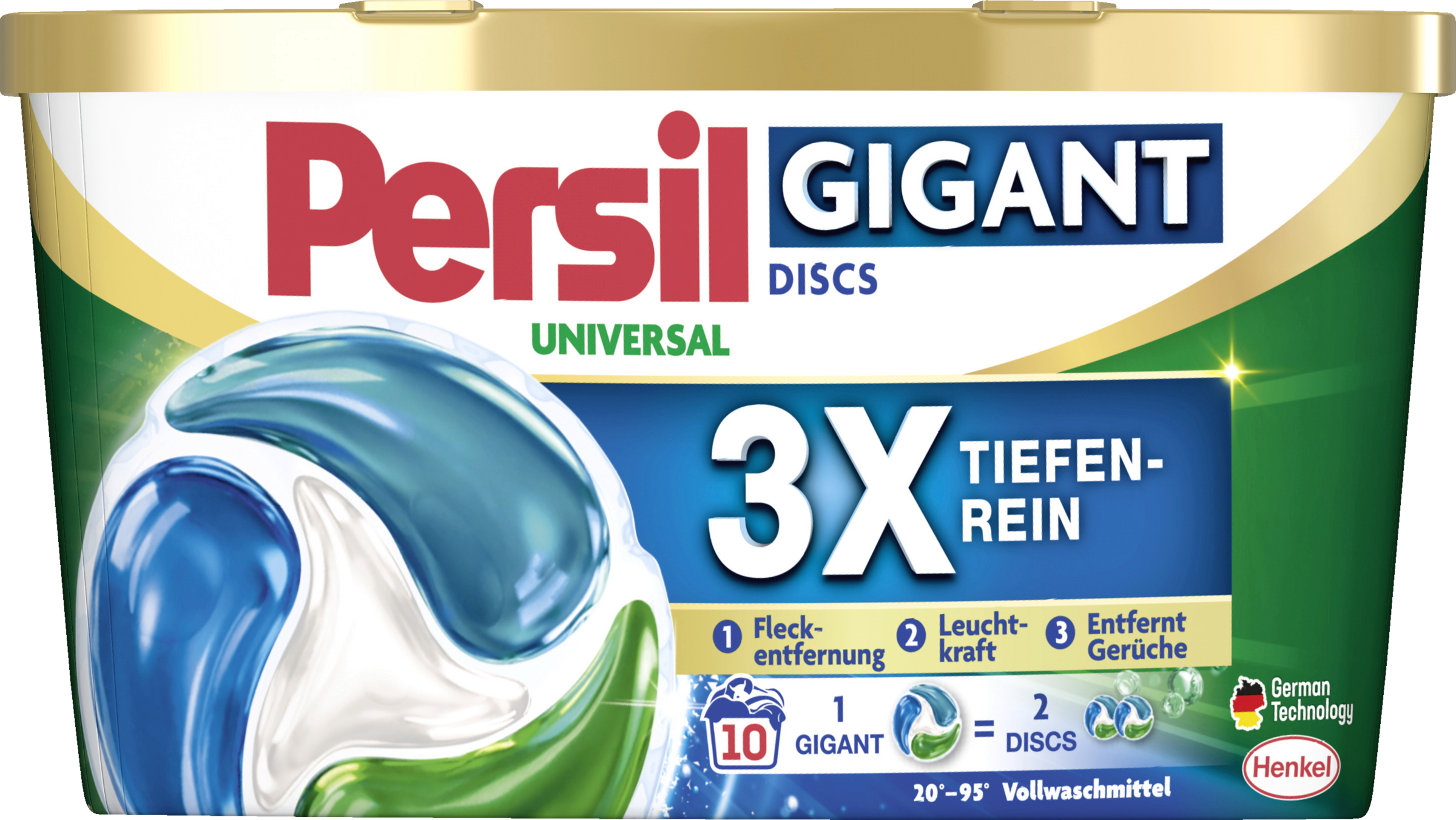 Vollwaschmittel Gigant Discs 10 WL